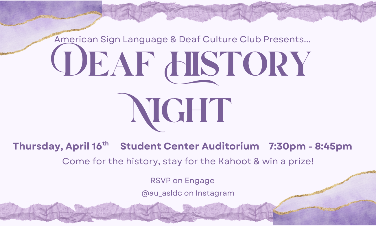 Image of Deaf History Night