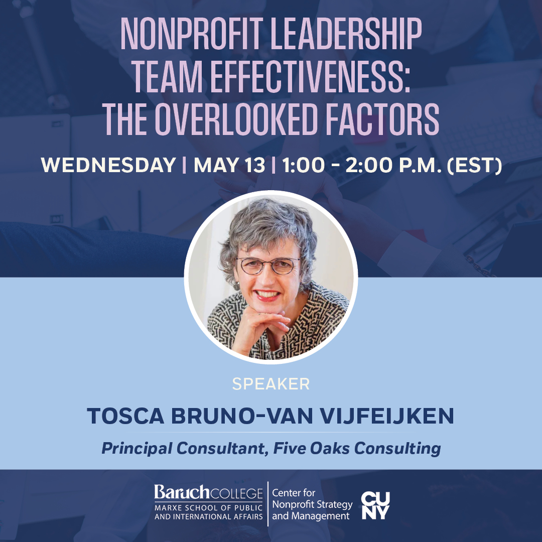 Image of Nonprofit Leadership Team Effectiveness: The Overlooked Factors