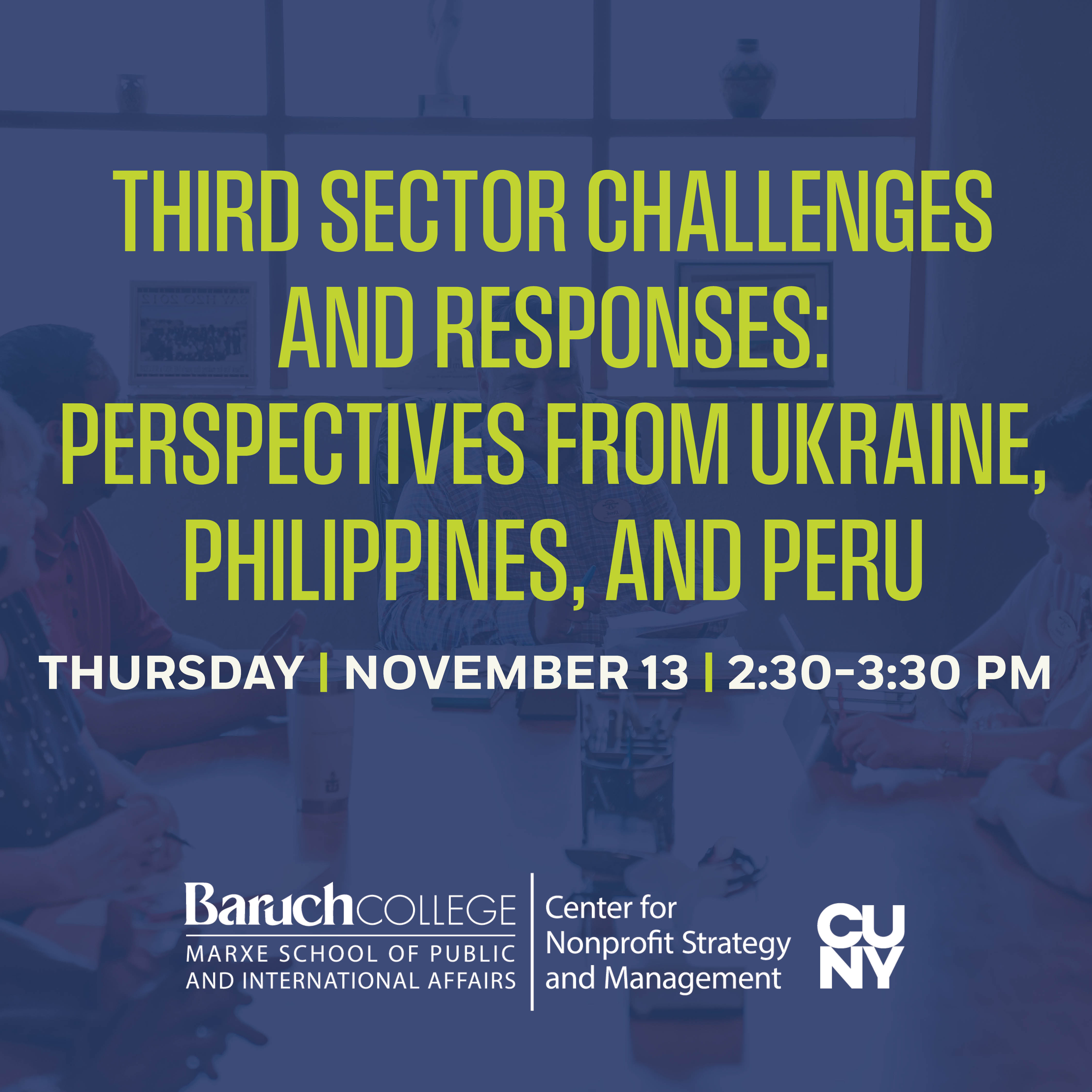 Image of Third Sector Challenges and Responses: Perspectives from Ukraine, Philippines, and Peru