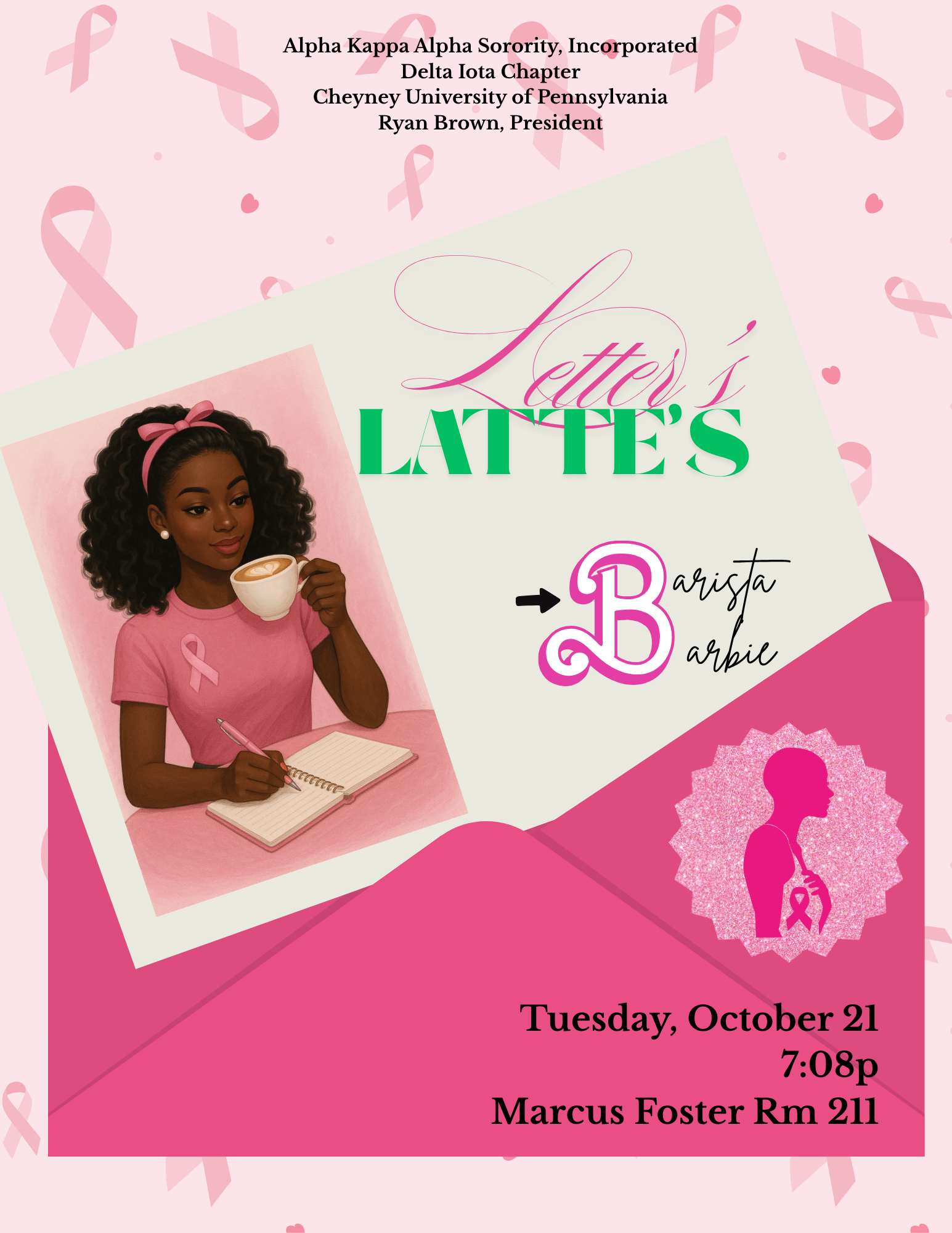 Image of AKA Skee Week Letters & Latte