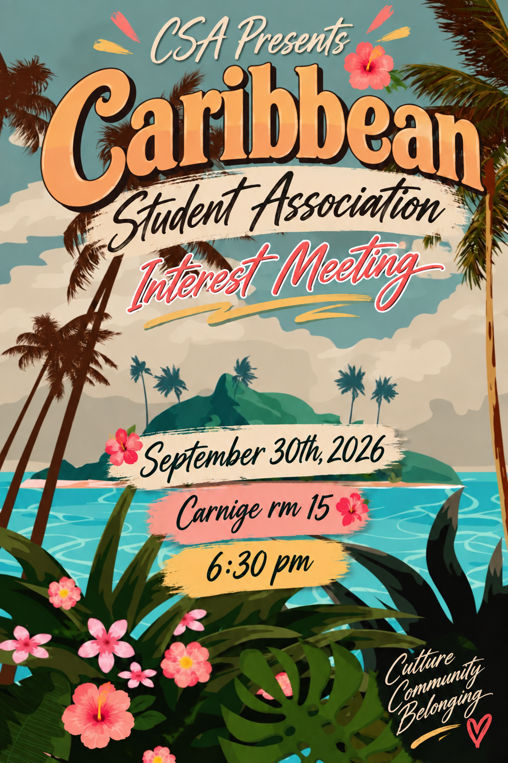 Image of Caribbean Students Association Interest Meeting