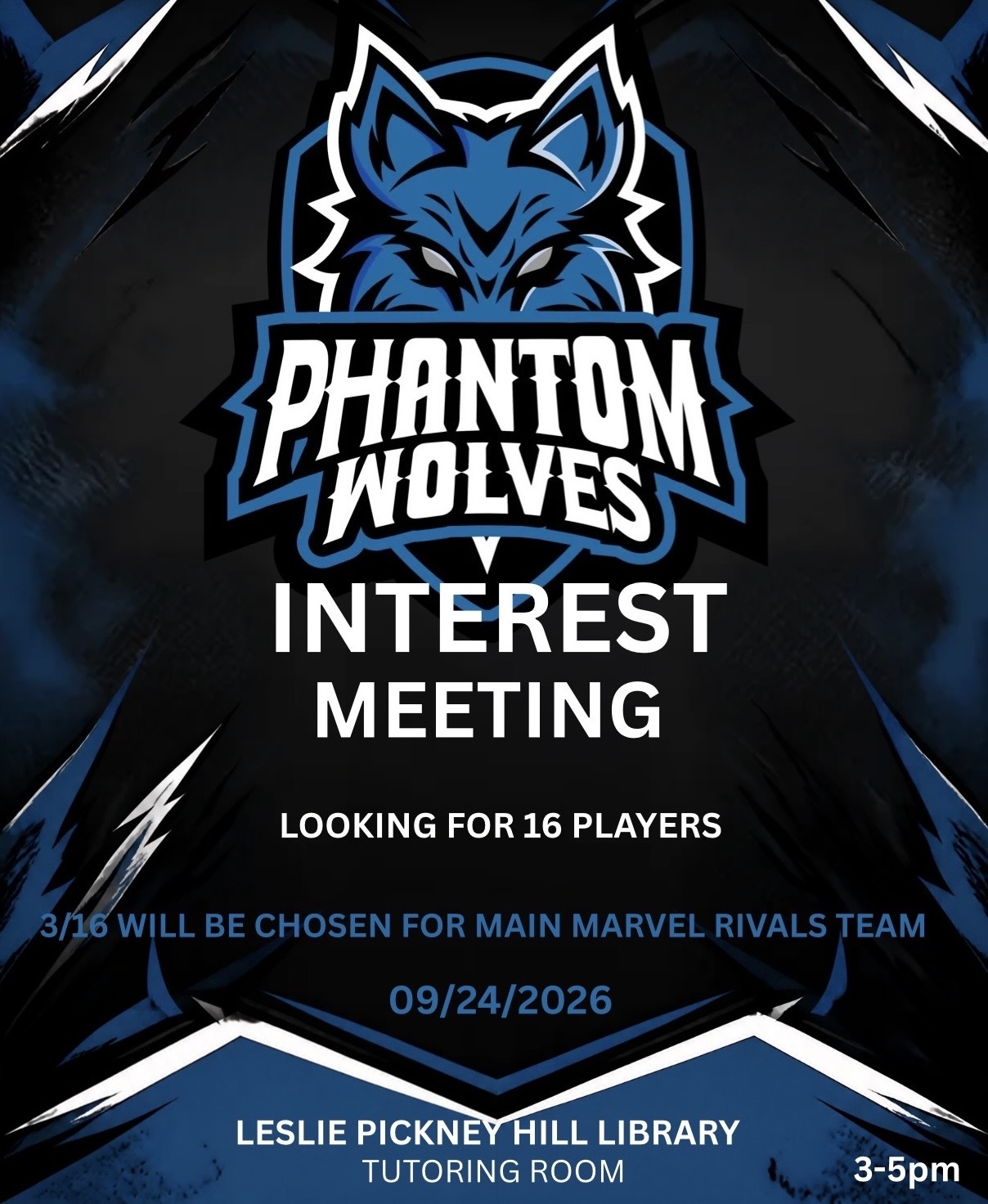 Image of Phantom Wolves Interest Meeting