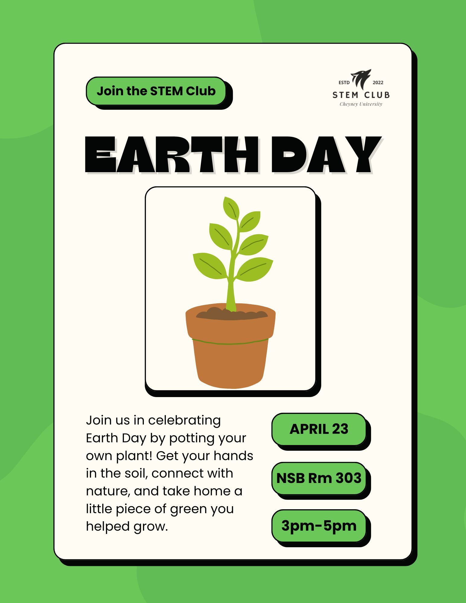 Image of S.T.E.M. Earth Day Potted Plants