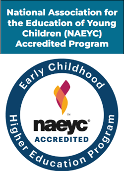 Logo for National Association for the Education of Young Children (NAEYC) Accredited Program
