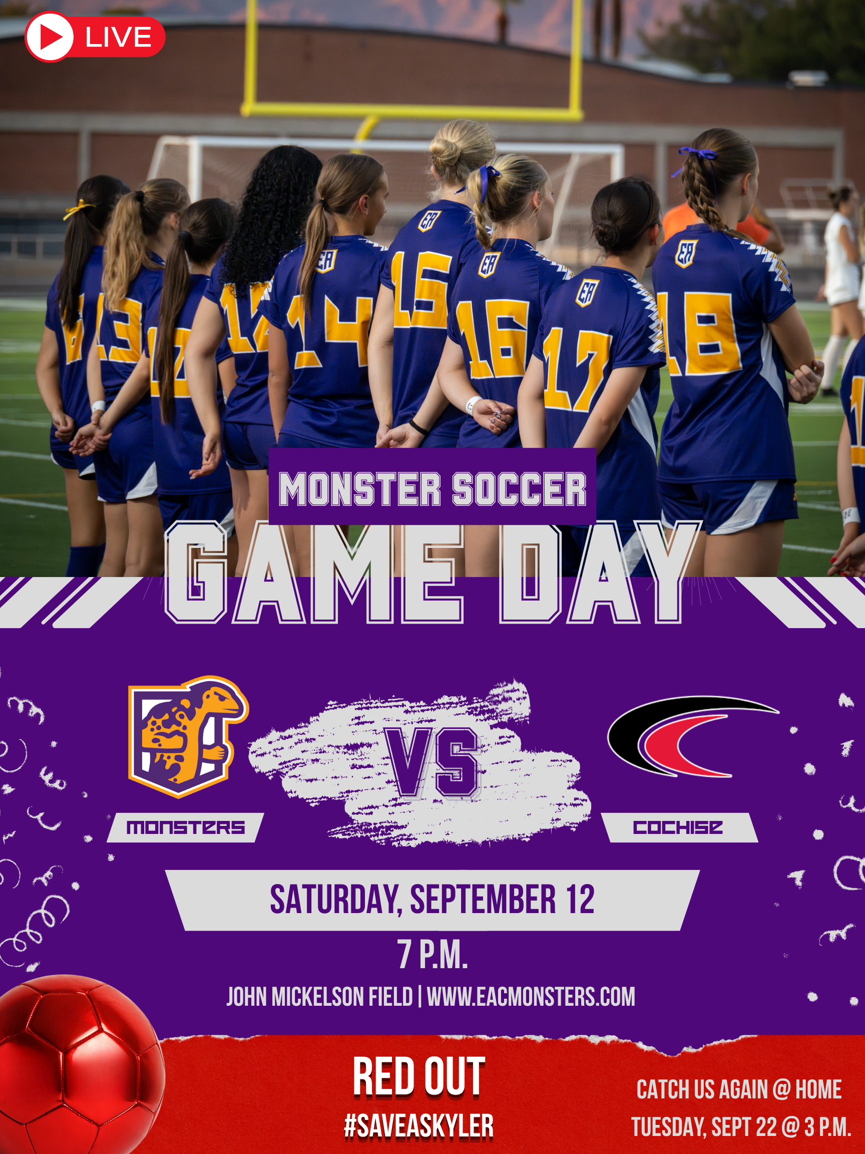 Image of EAC Women's Soccer vs. Cochise