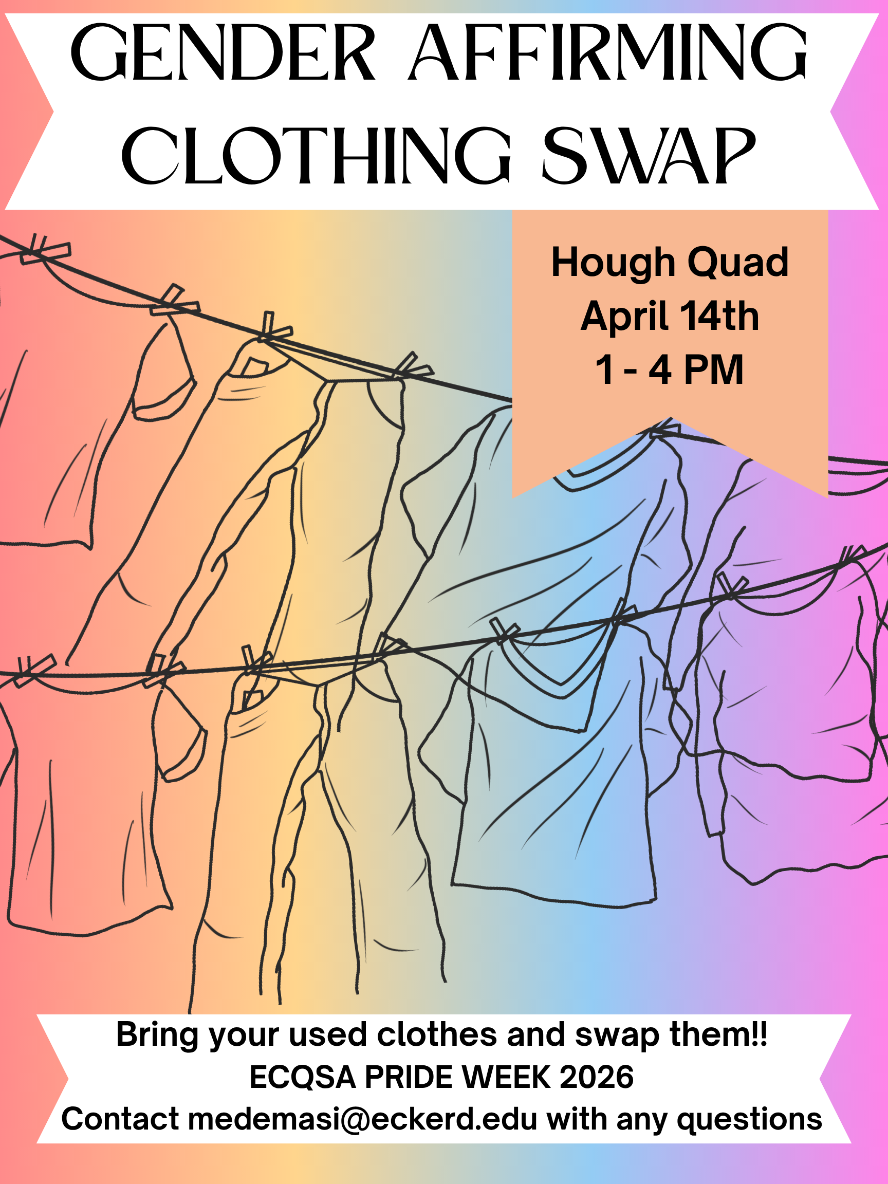 Image of Gender Affirming Clothing Swap!