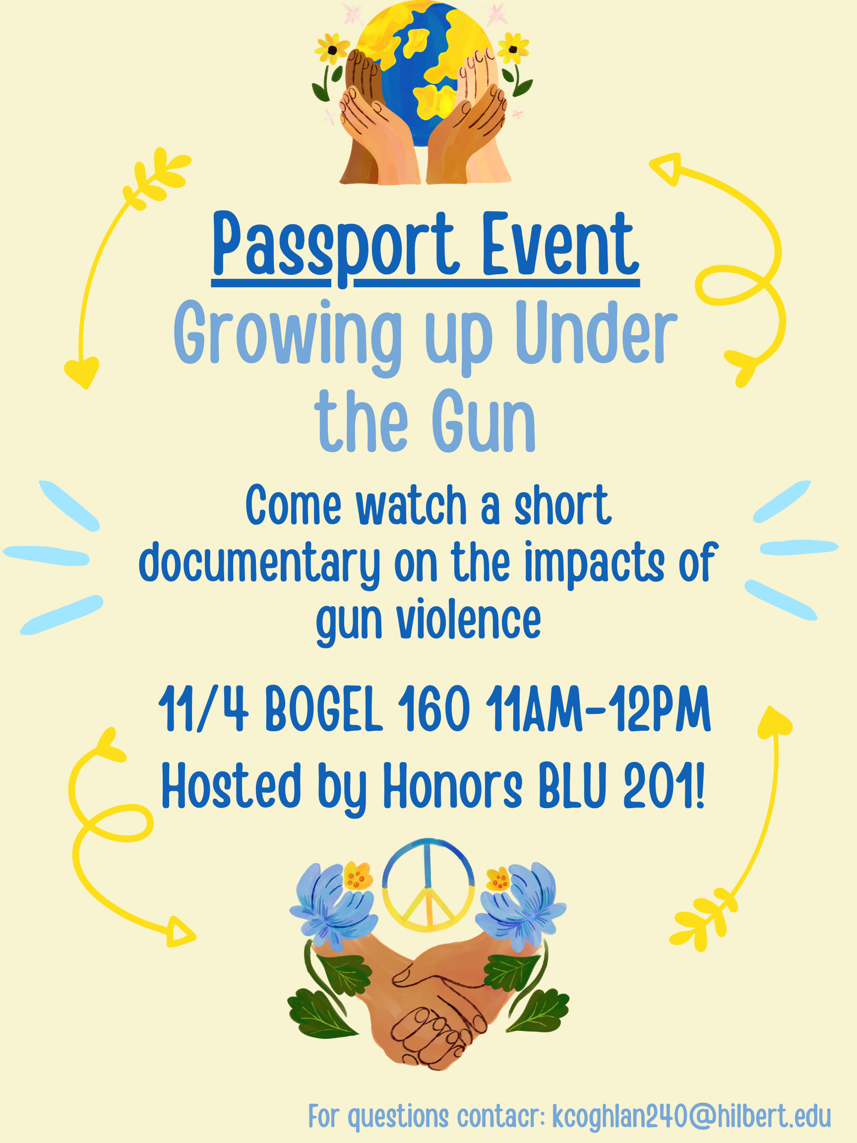 Image of Gun Violence Awareness Film (passport event)