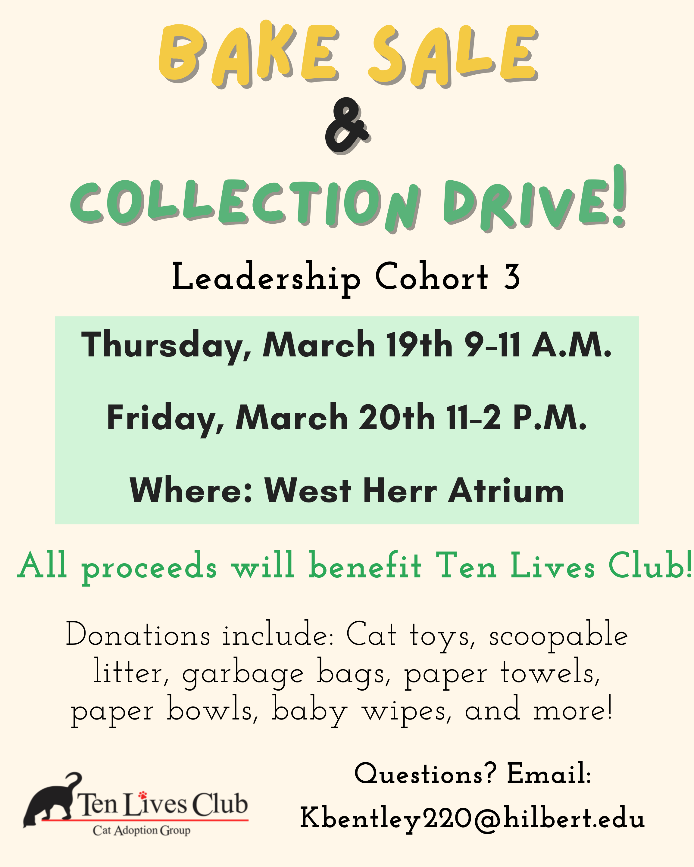 Image of Bake Sale & Collection Drive