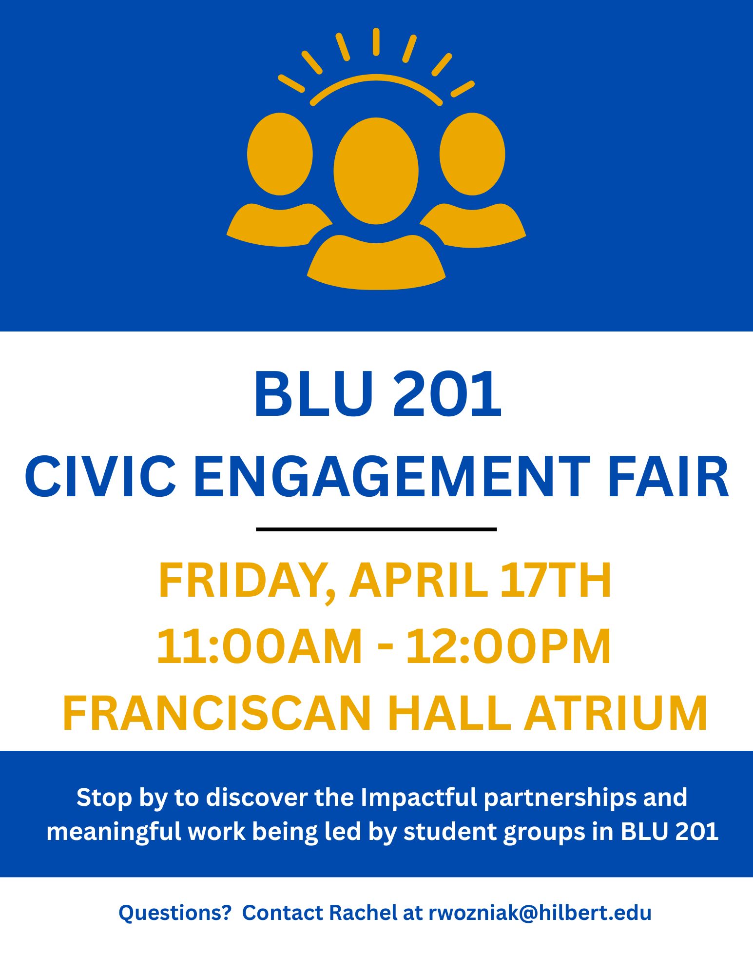 Image of BLU 201 Civic Engagement Fair (Passport Event)