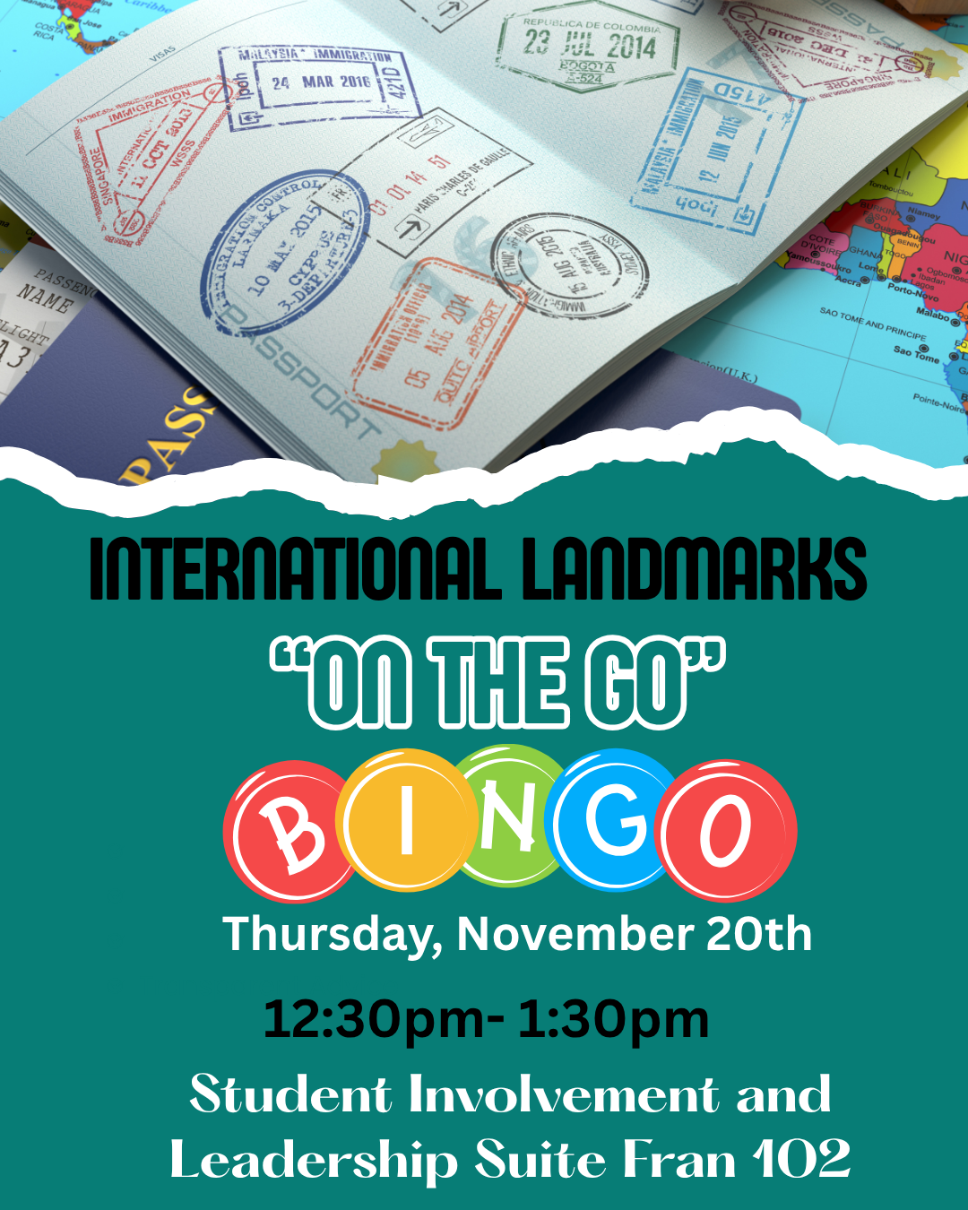 Image of International "On the go" Bingo