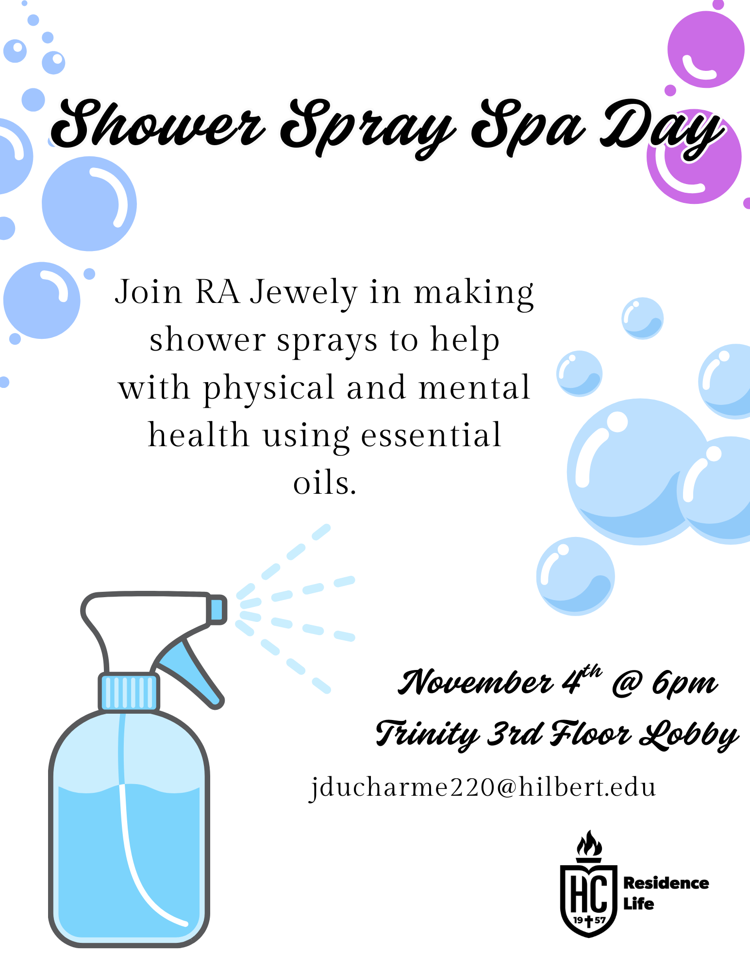 Image of Shower Spray Spa Day with RA Jewely