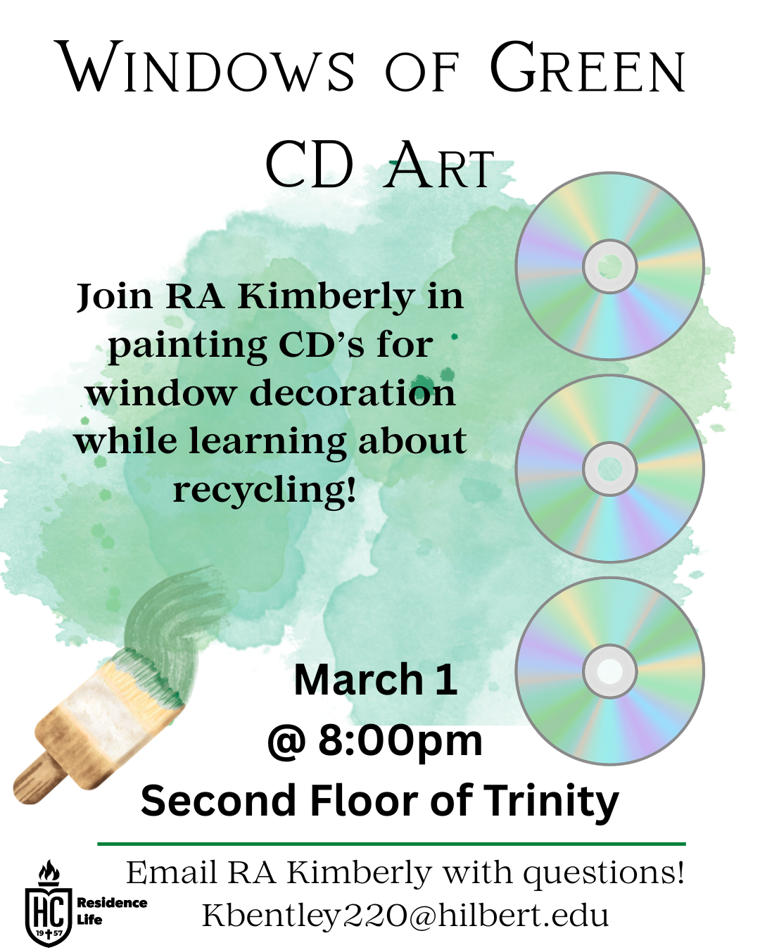 Image of Windows of Green: CC Art with RA Kimberly