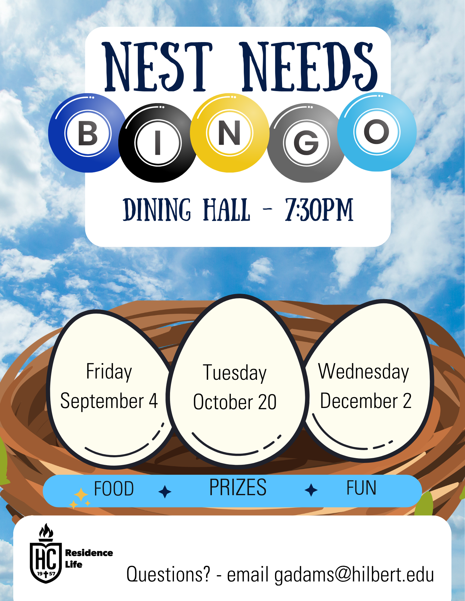 Image of Nest Needs Bingo - September - Floor Wars