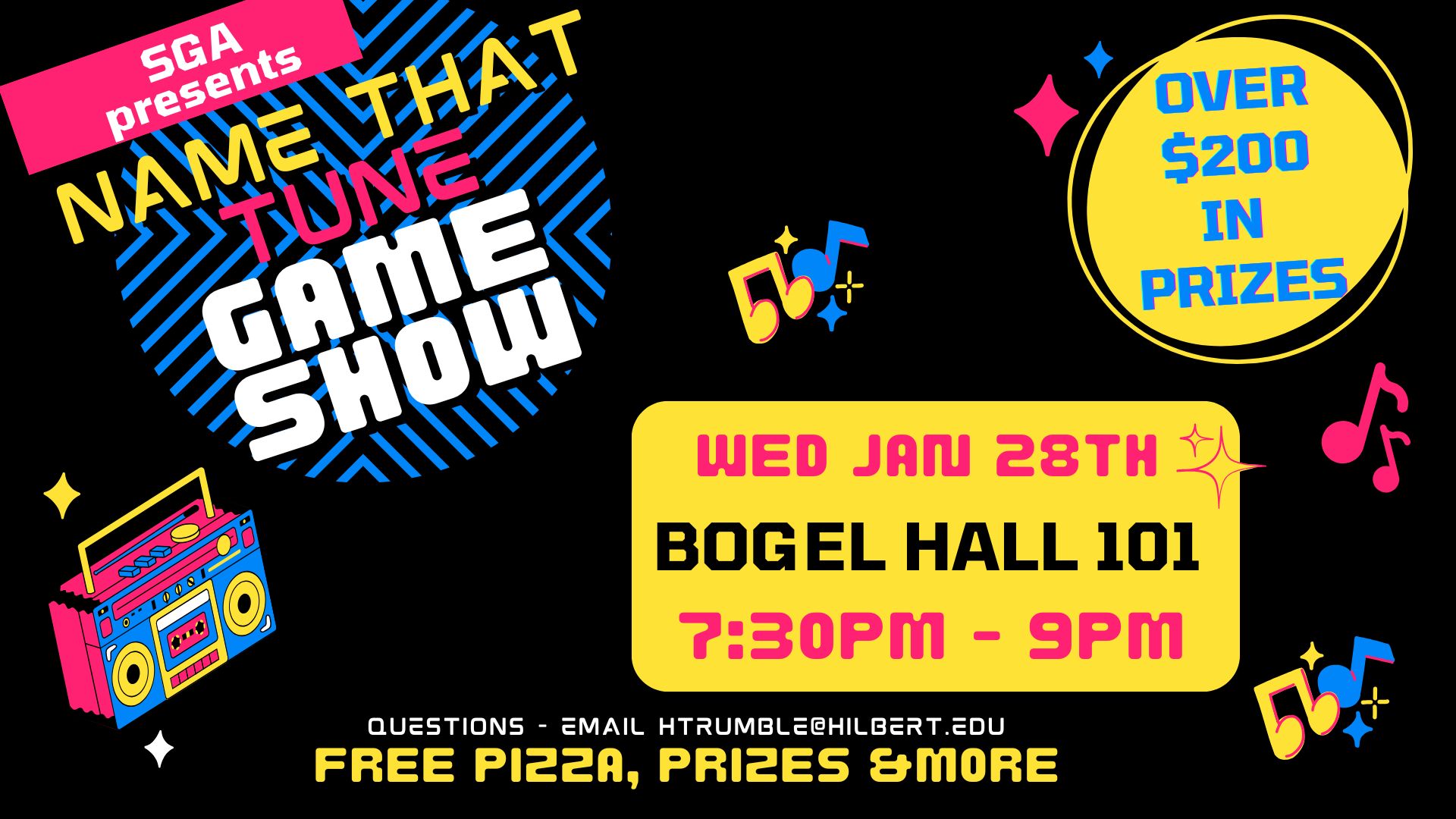 Image of Fast Tunes Game Show- Win up to $200! 