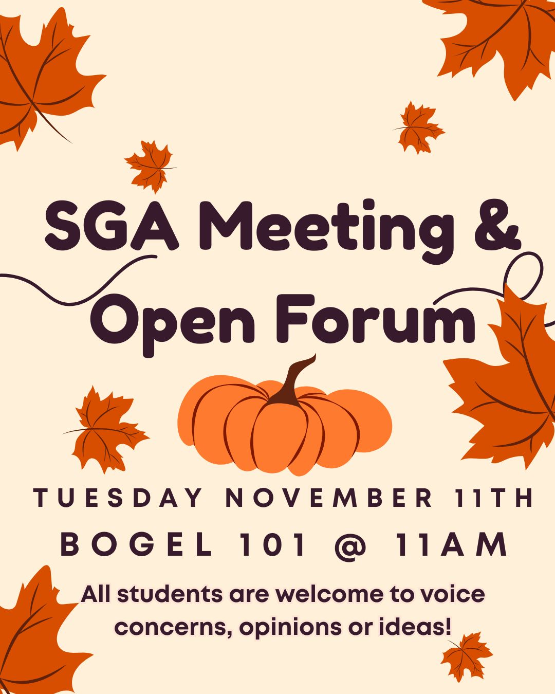 Image of SGA Meeting  and Open Forum!
