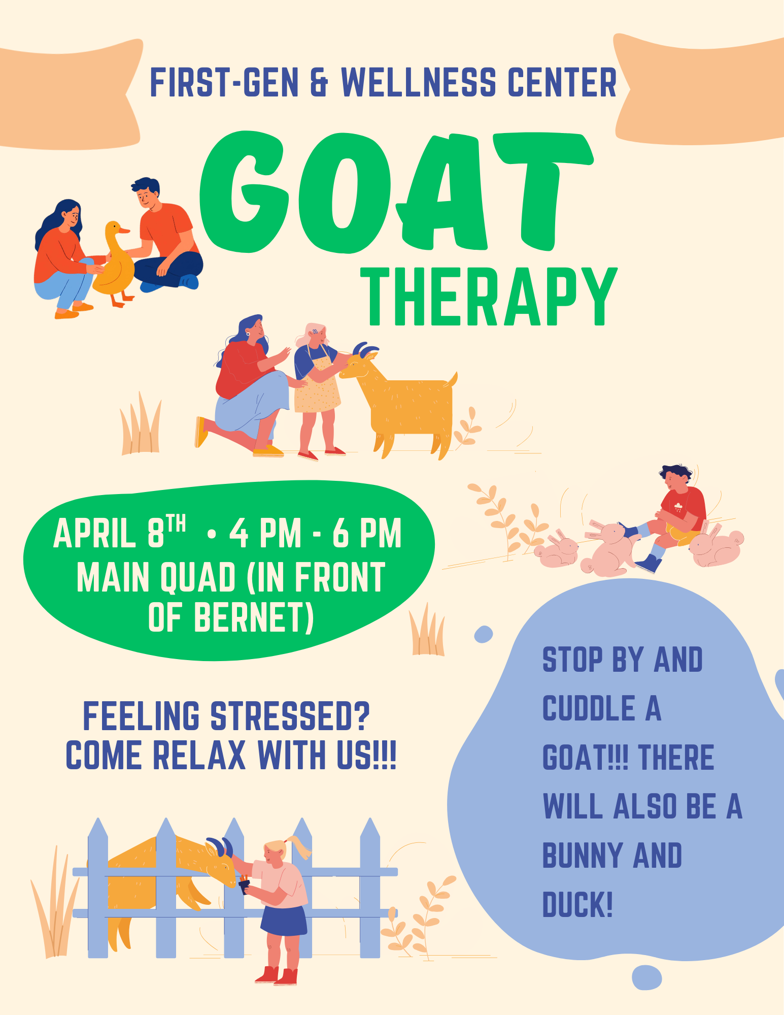 Image of Goat Therapy Event