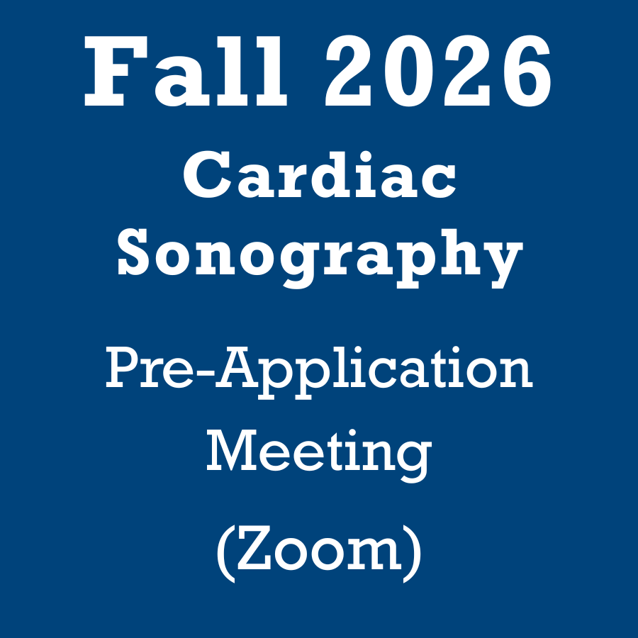 Image of Cardiac Sonography Pre-Application Meeting (Zoom)