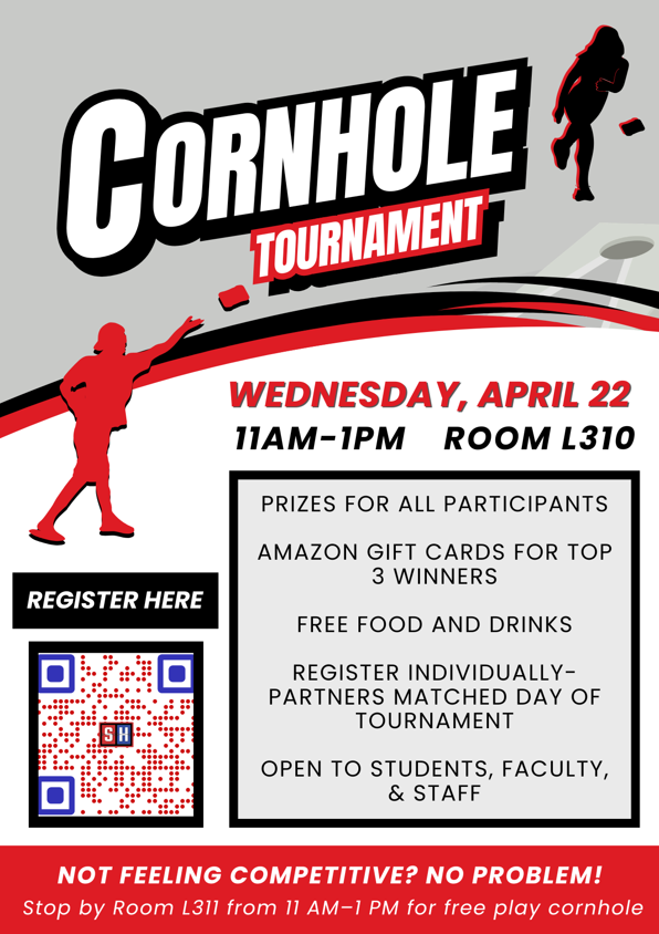 Image of Cornhole Tournament: Open to Students, Faculty & Staff