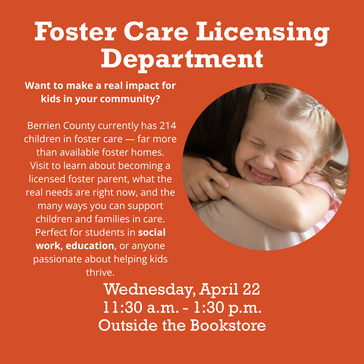 Image of Weekly Employer Spotlight - Berrien County’s Foster Care Licensing Department