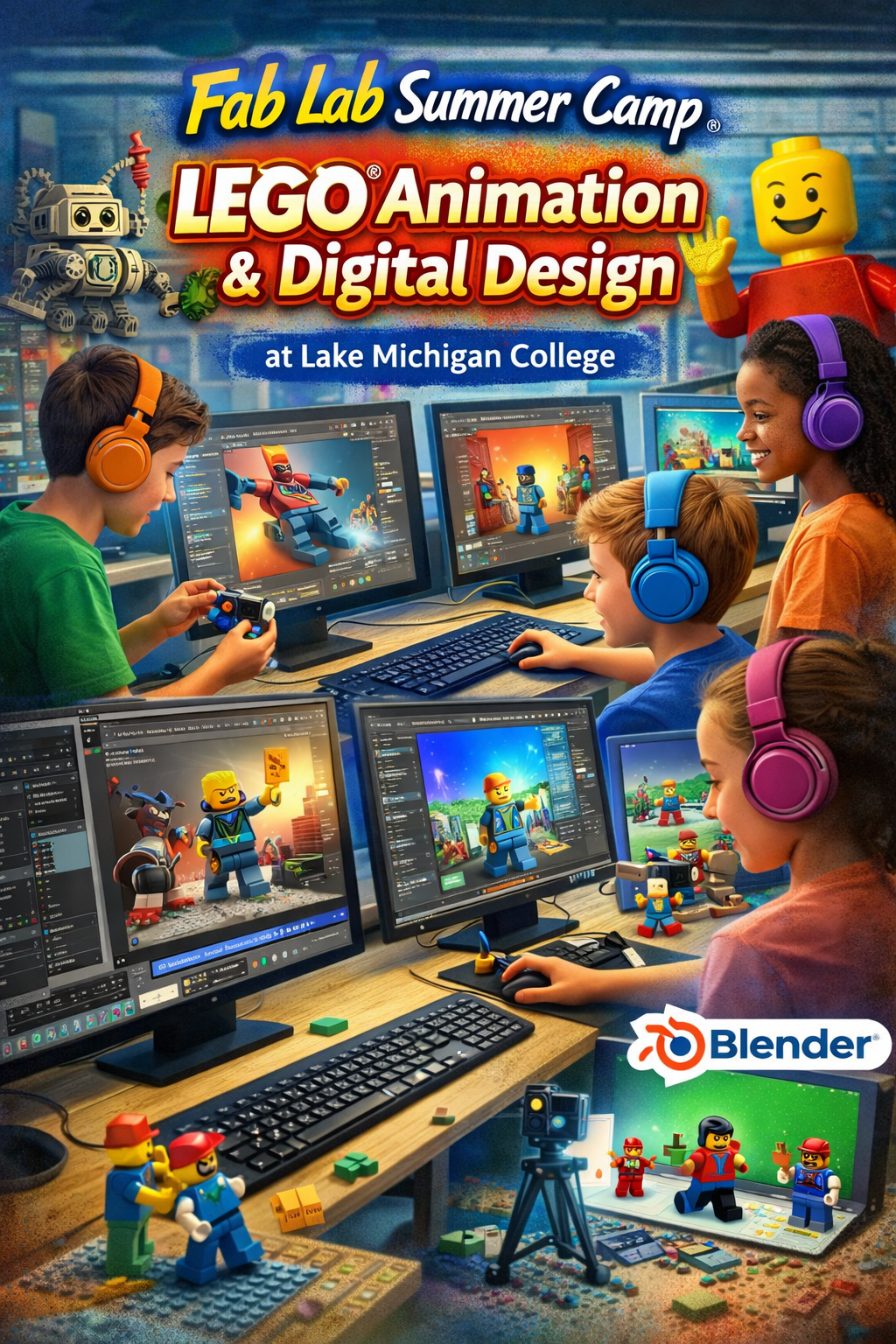 Image of Fab Lab Summer Camp: LEGO Animation & Digital Design