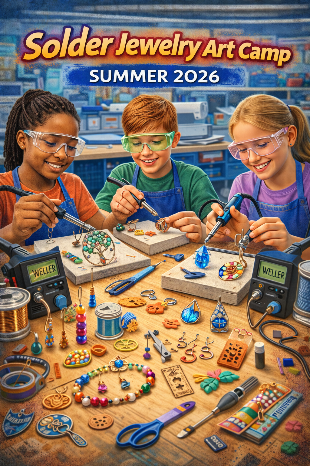 Image of Fab Lab Summer Camp: Soldering Art