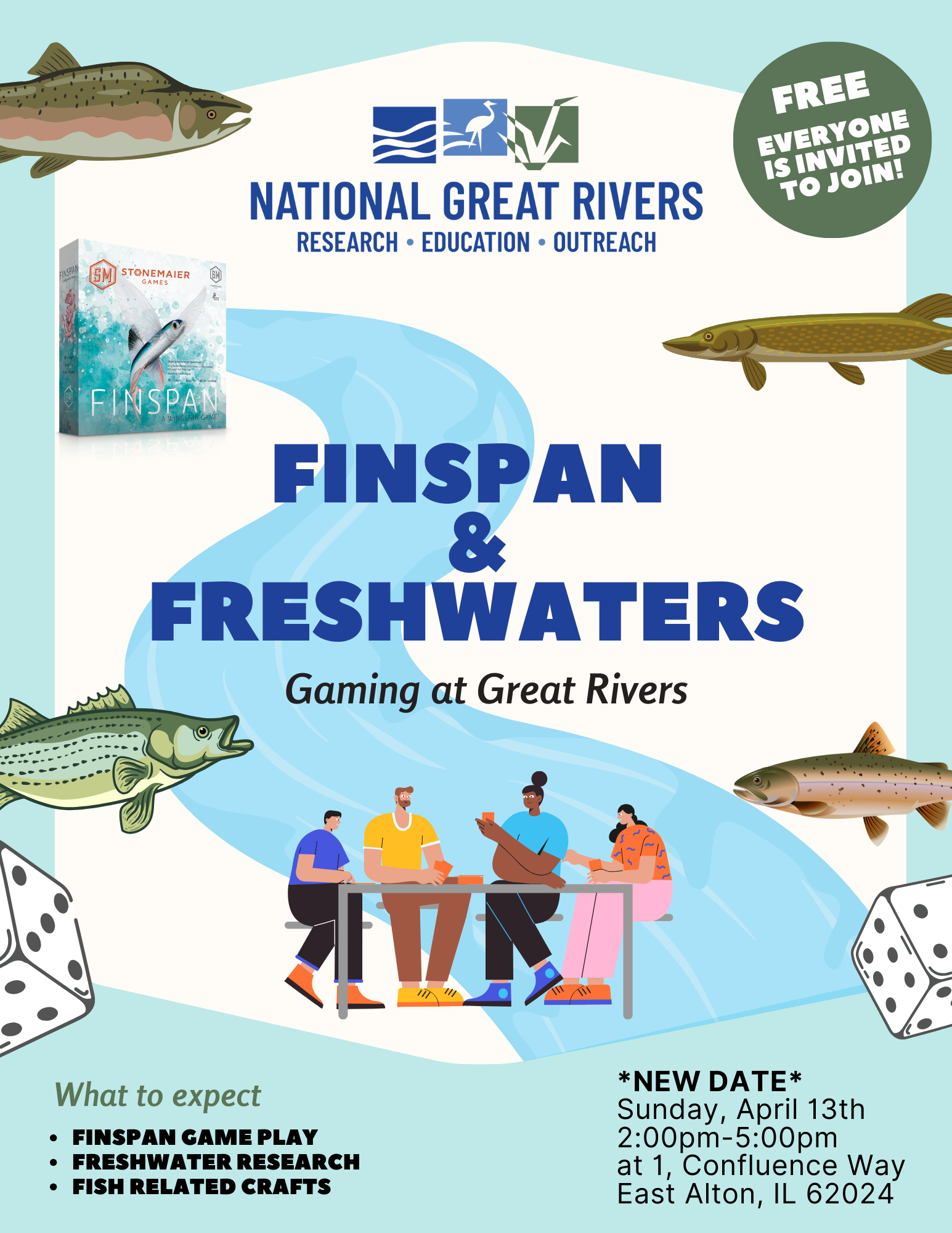 Image of Finspan & Freshwater: Gaming at Great Rivers (NEW DATE)