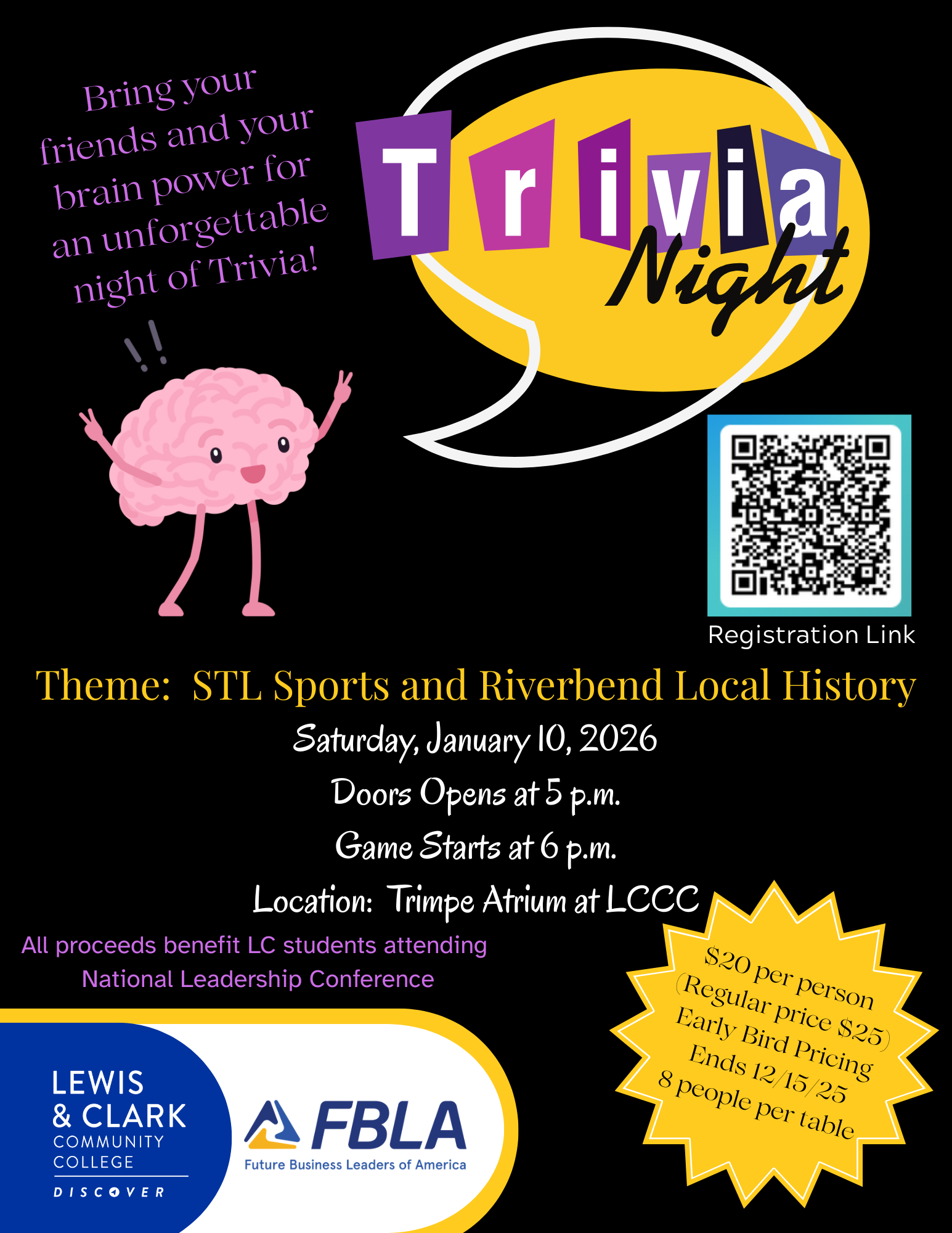 Image of Future Business Leaders of America Trivia Night:  STL Sports and Riverbend Local History (Canceled)
