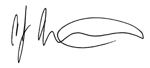 Presidents Signature