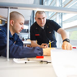 3 cadets posing for a picture