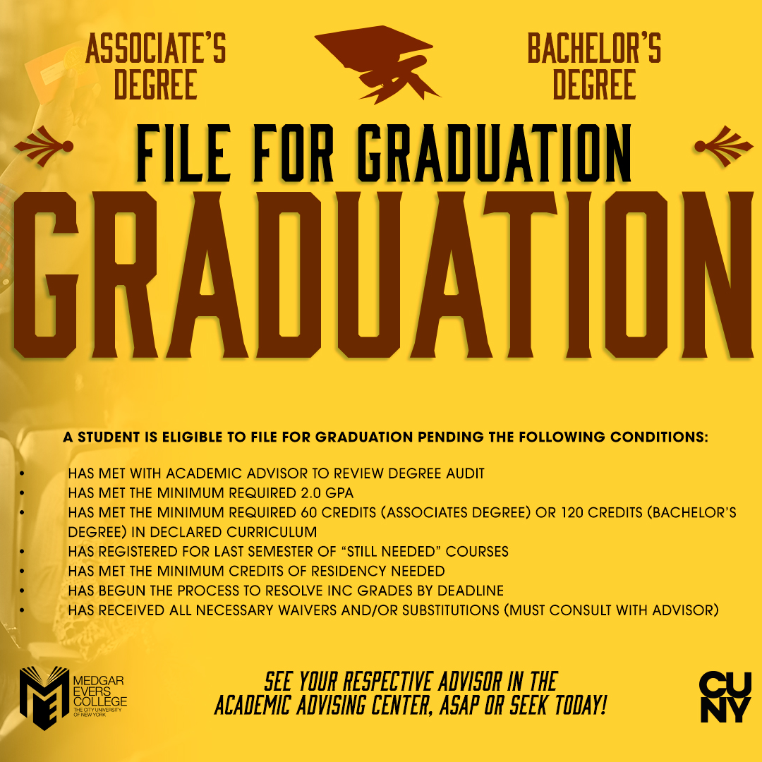 Image of First day to file for Fall 2025 Graduation