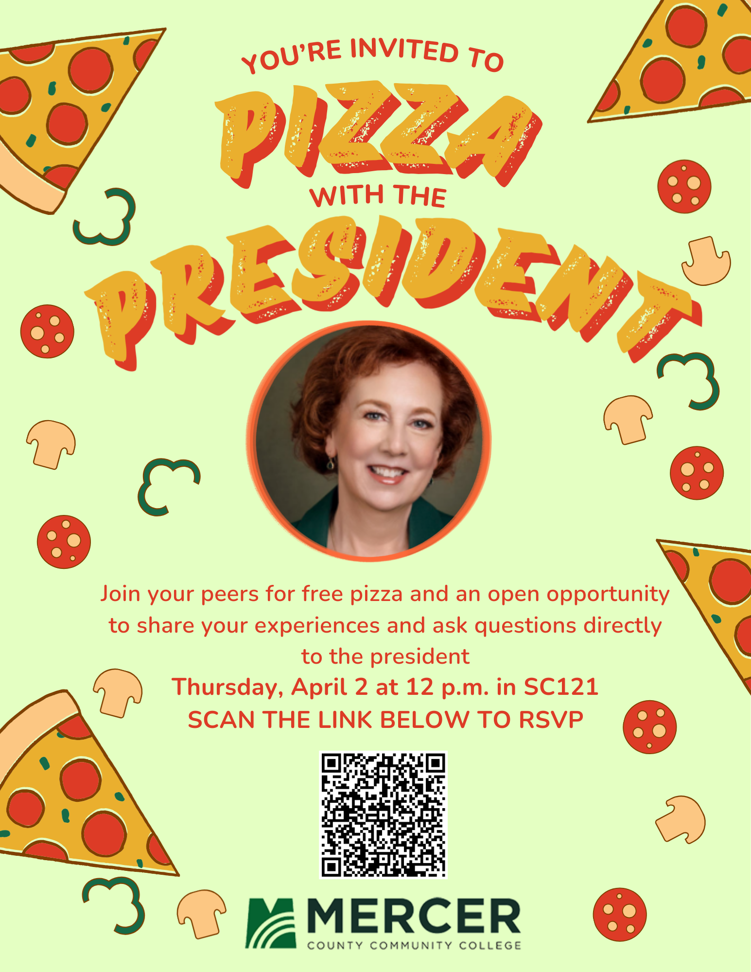 Image of Pizza with the President 