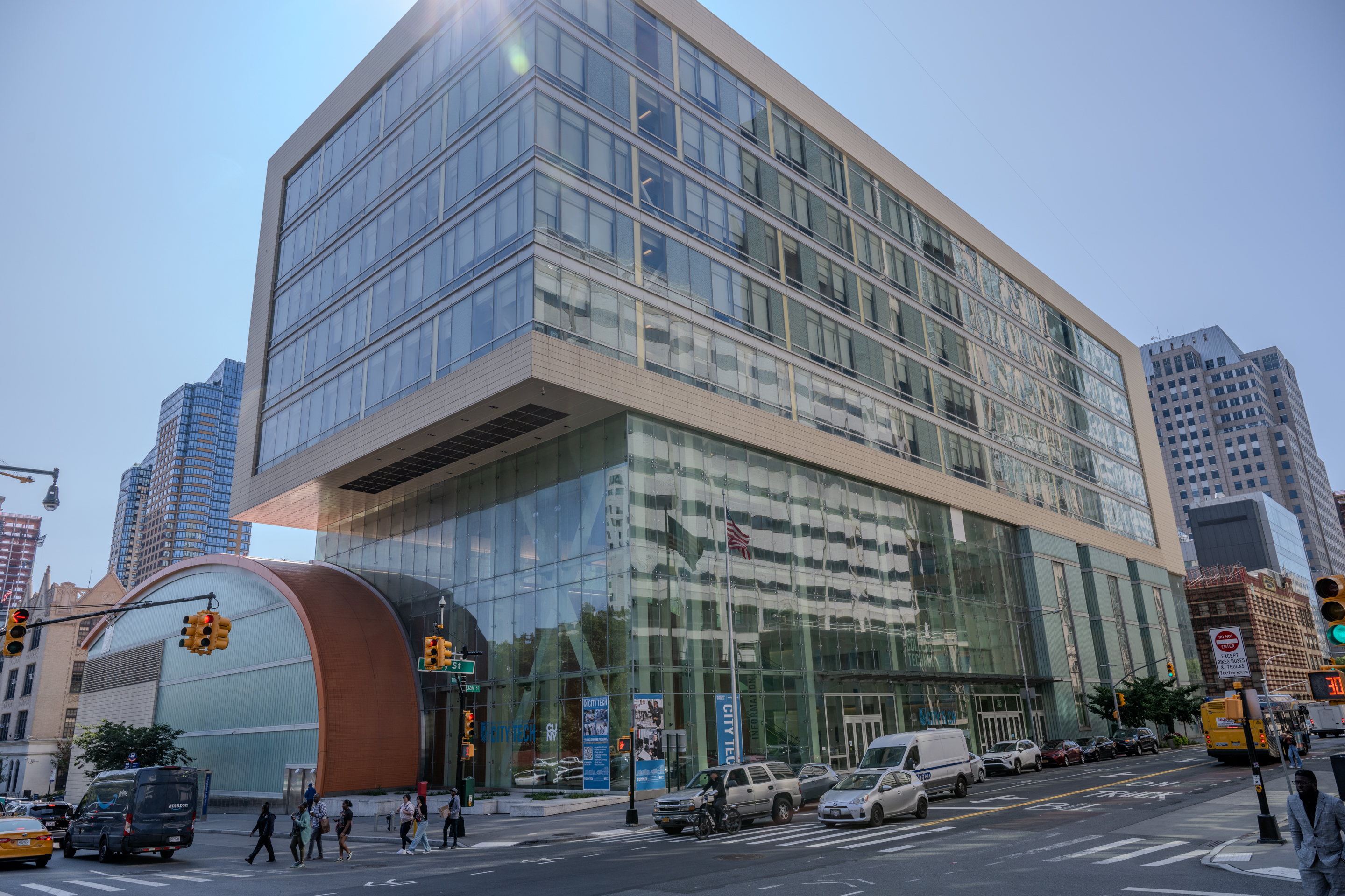 exterior of the Academic Complex building