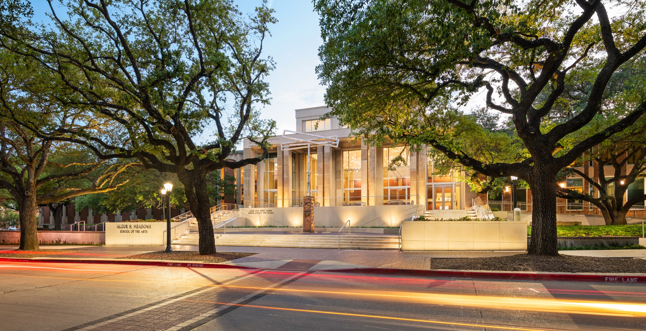 Exterior of the Meadows School of the Arts