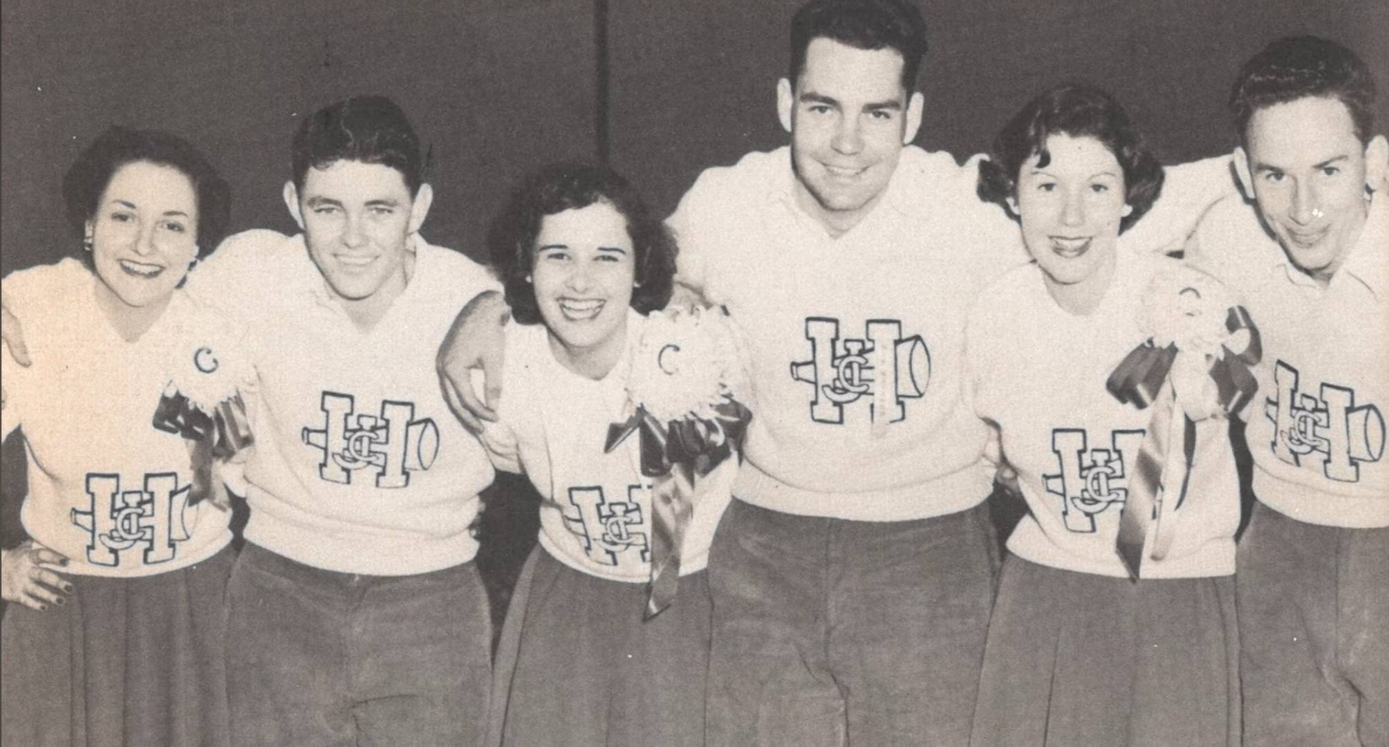 Vintage Henderson County Junior College Cheerleaders