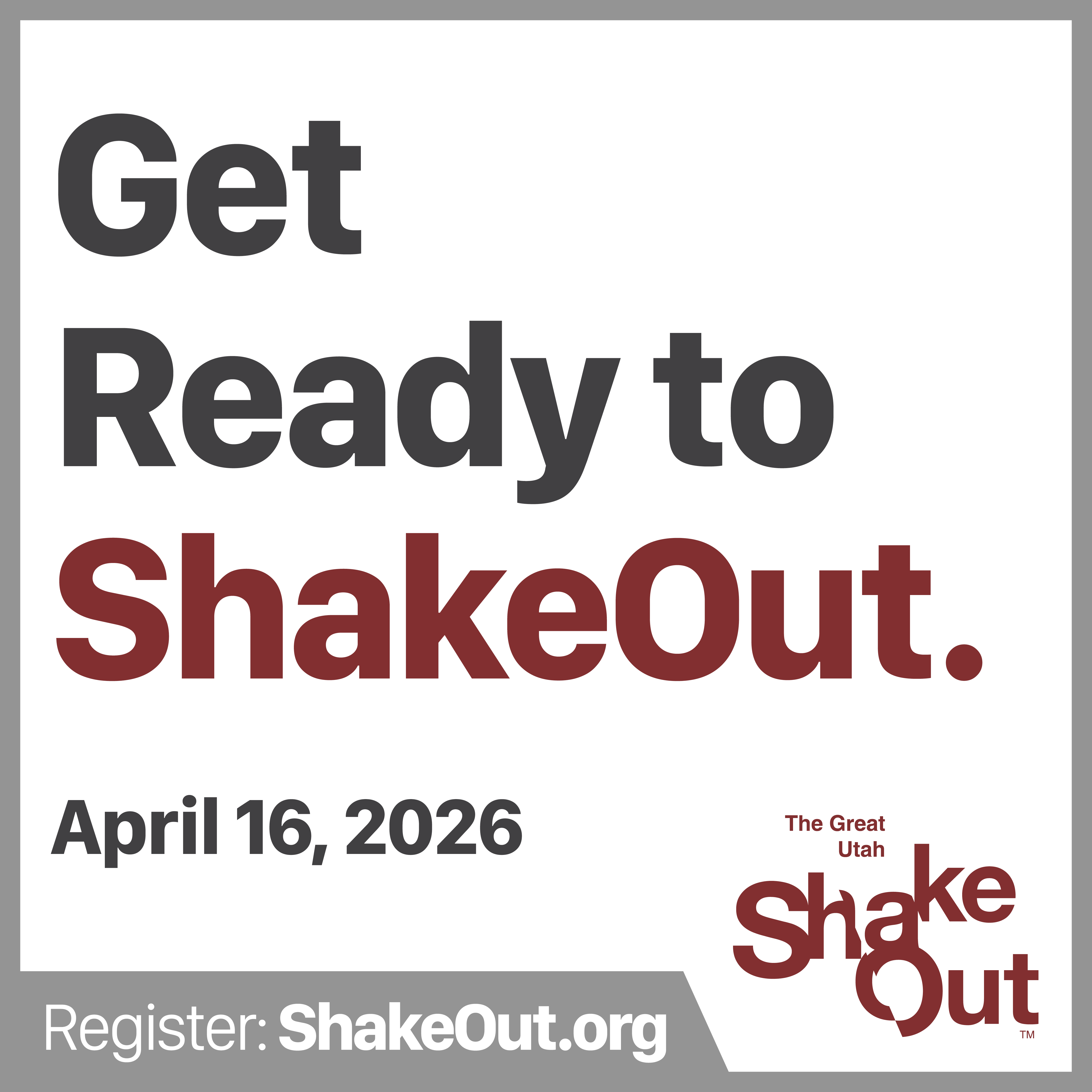 Image of Great Utah Shakeout 2026