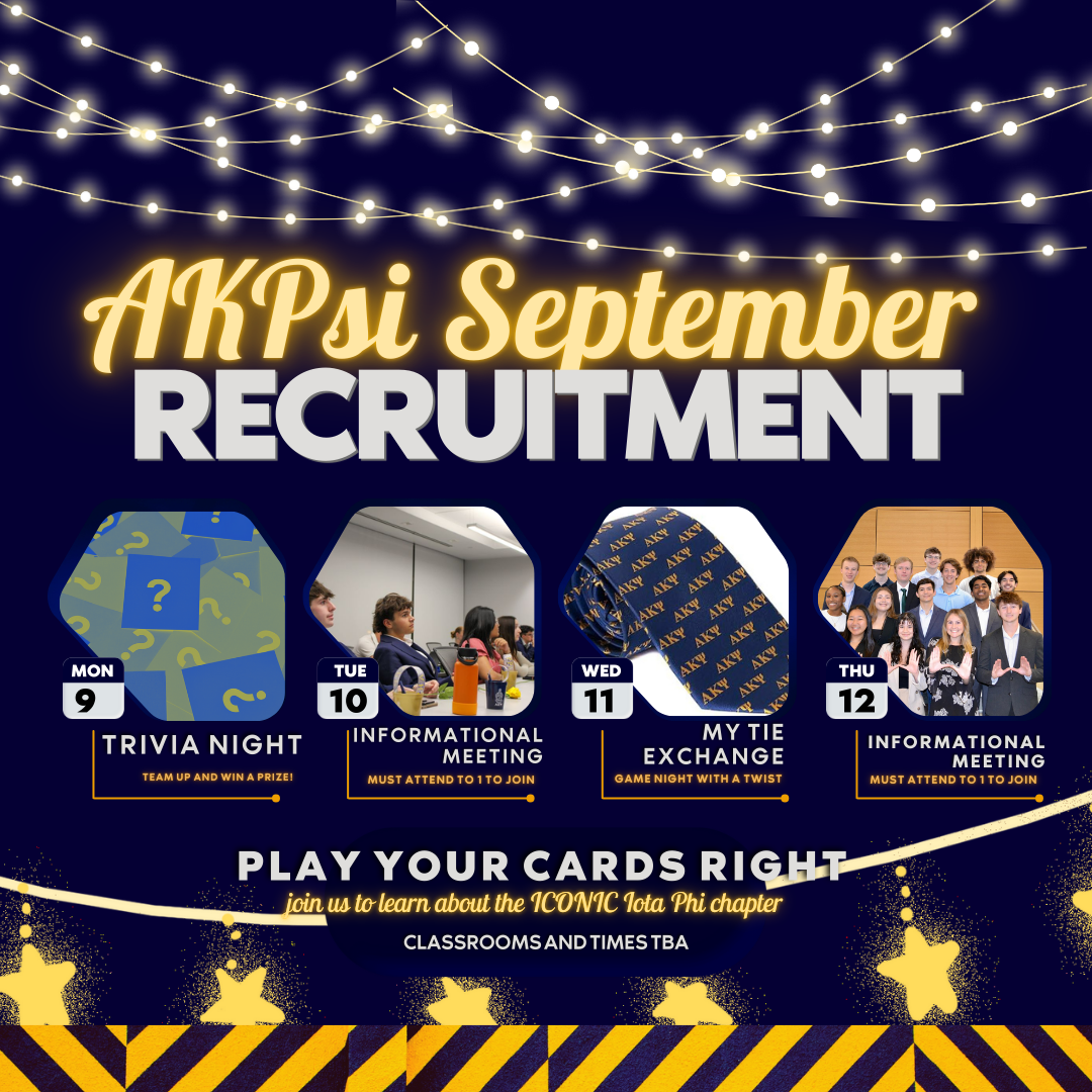 Image of AKPsi Recruitment Week