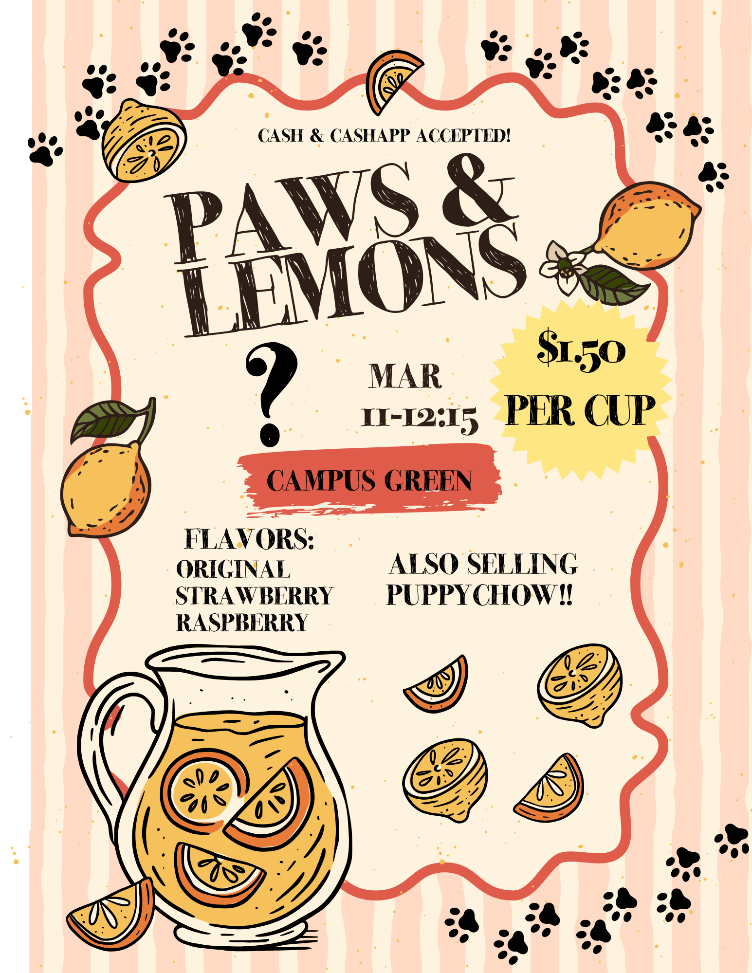 Image of Paws & Lemonade Fundraiser
