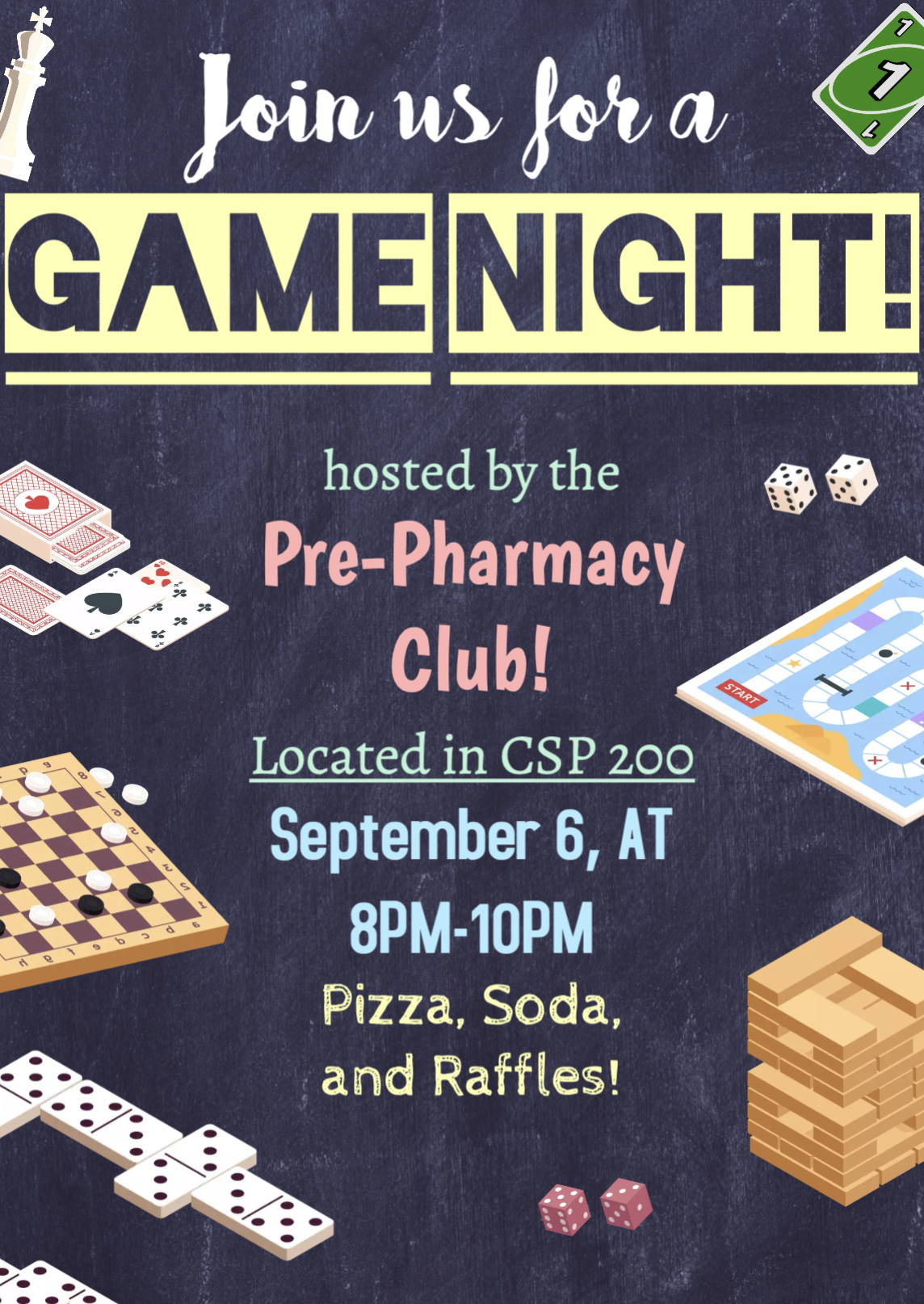 Image of Pre-Pharmacy Game Night!