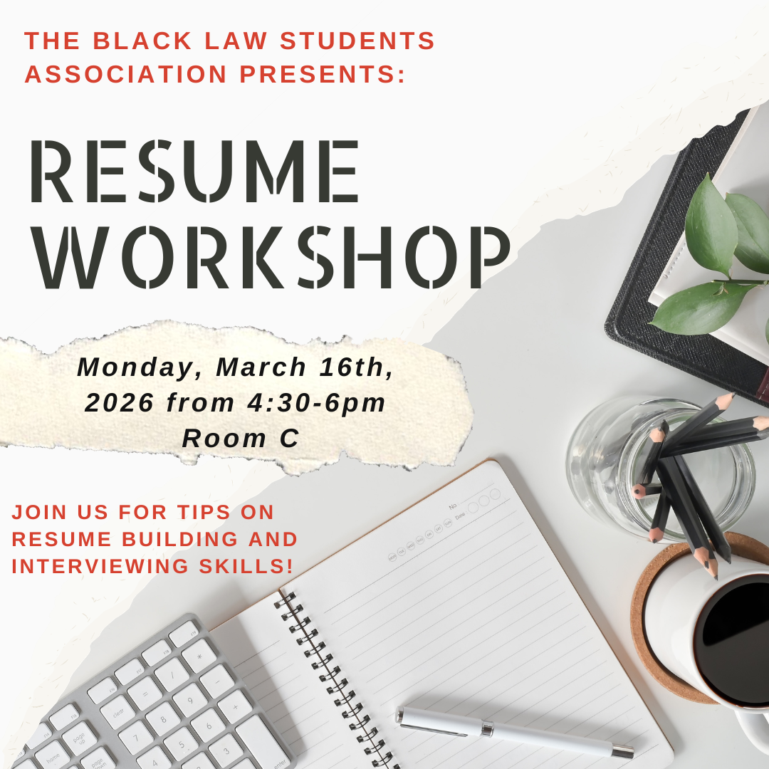 Image of WNE BLSA Resume Workshop