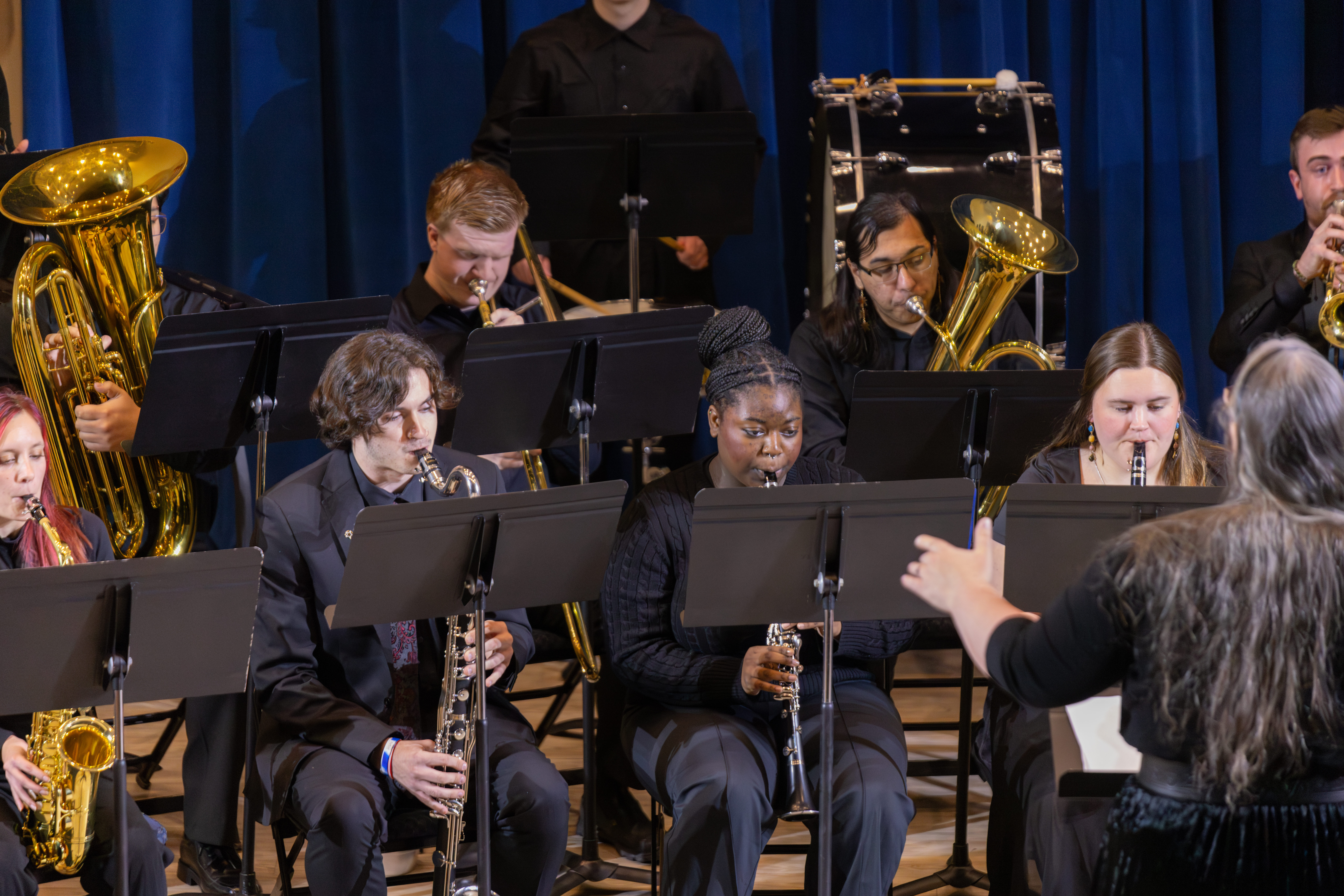 Image of Golden Bear Band Rehearsal