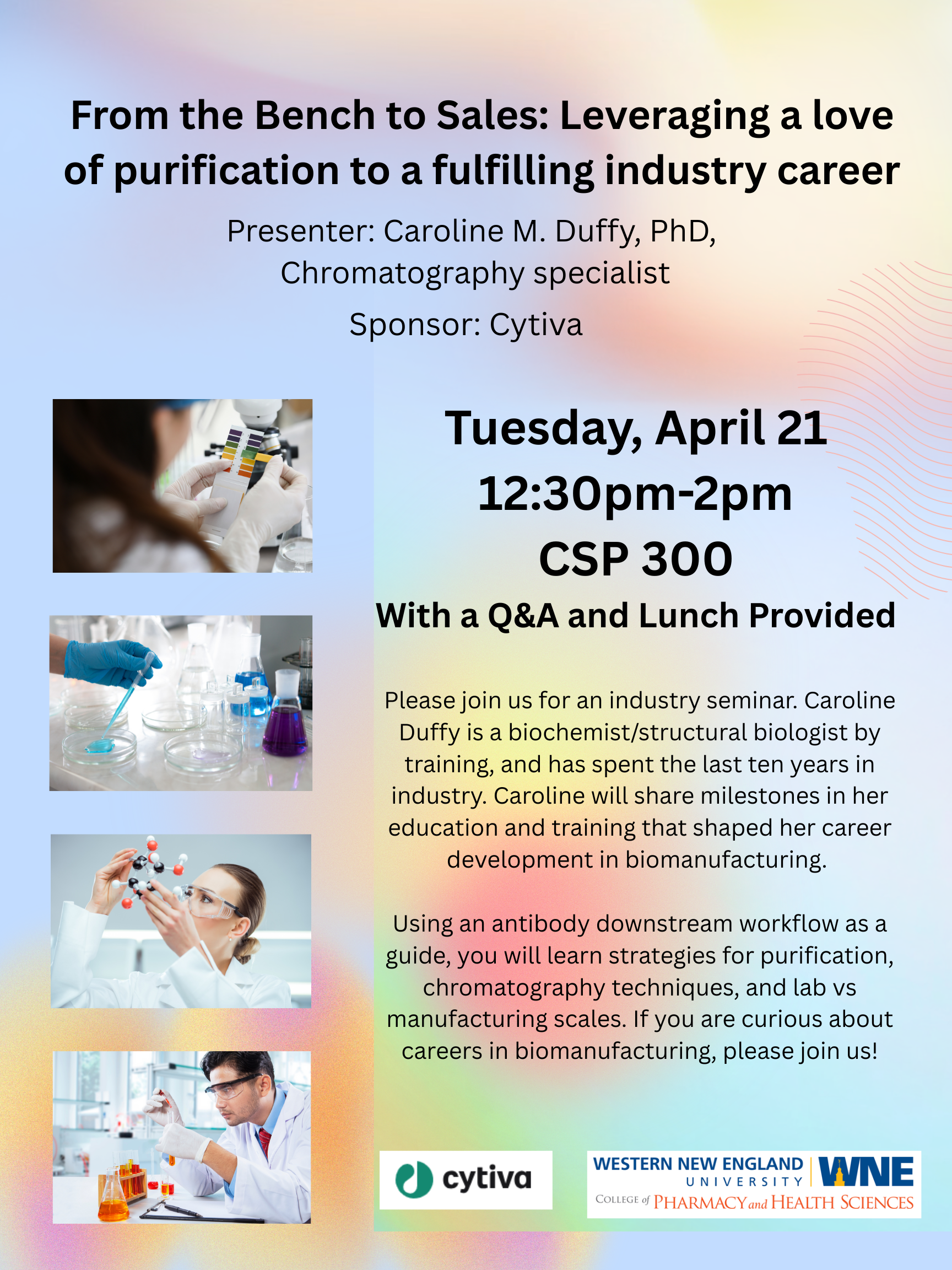 Image of From the Bench to Sales: Leveraging a love of purification to a fulfilling industry career