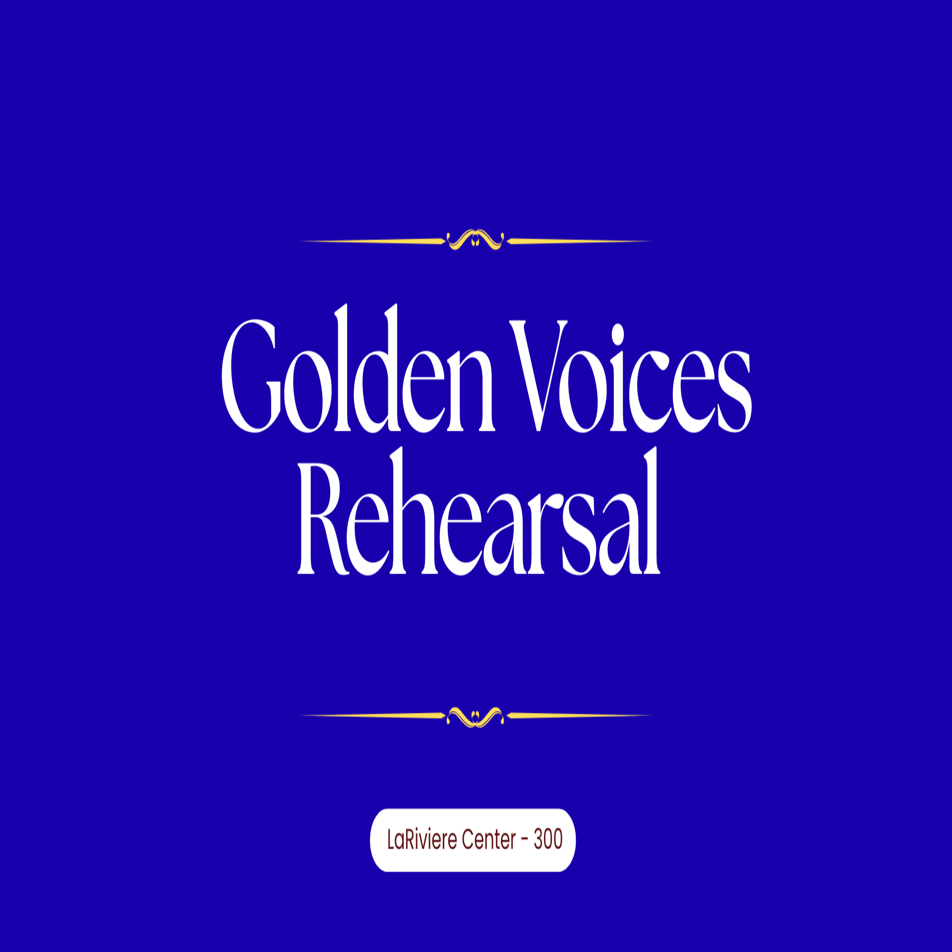 Image of Golden Voices Rehearsal