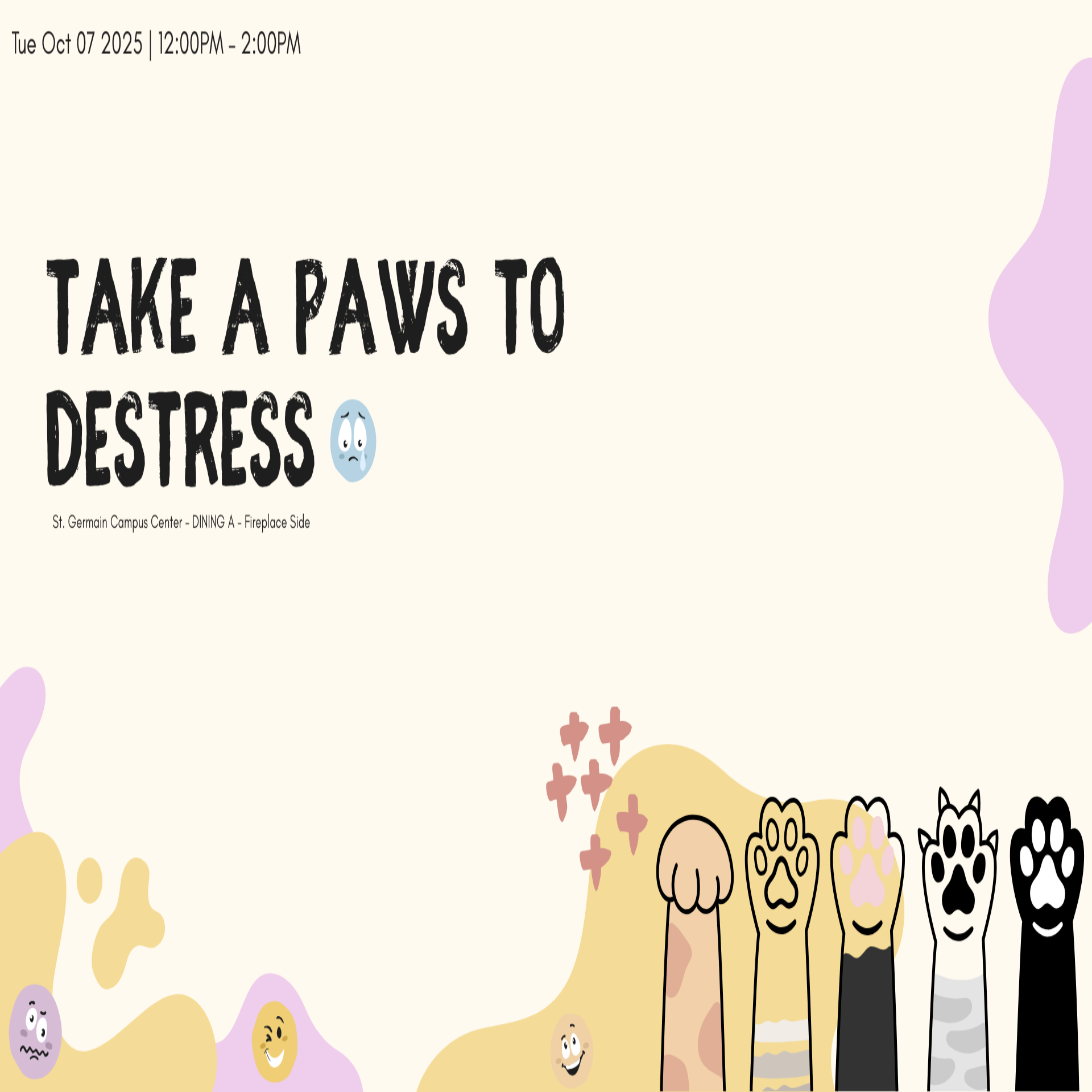Image of Take a Paws to Destress