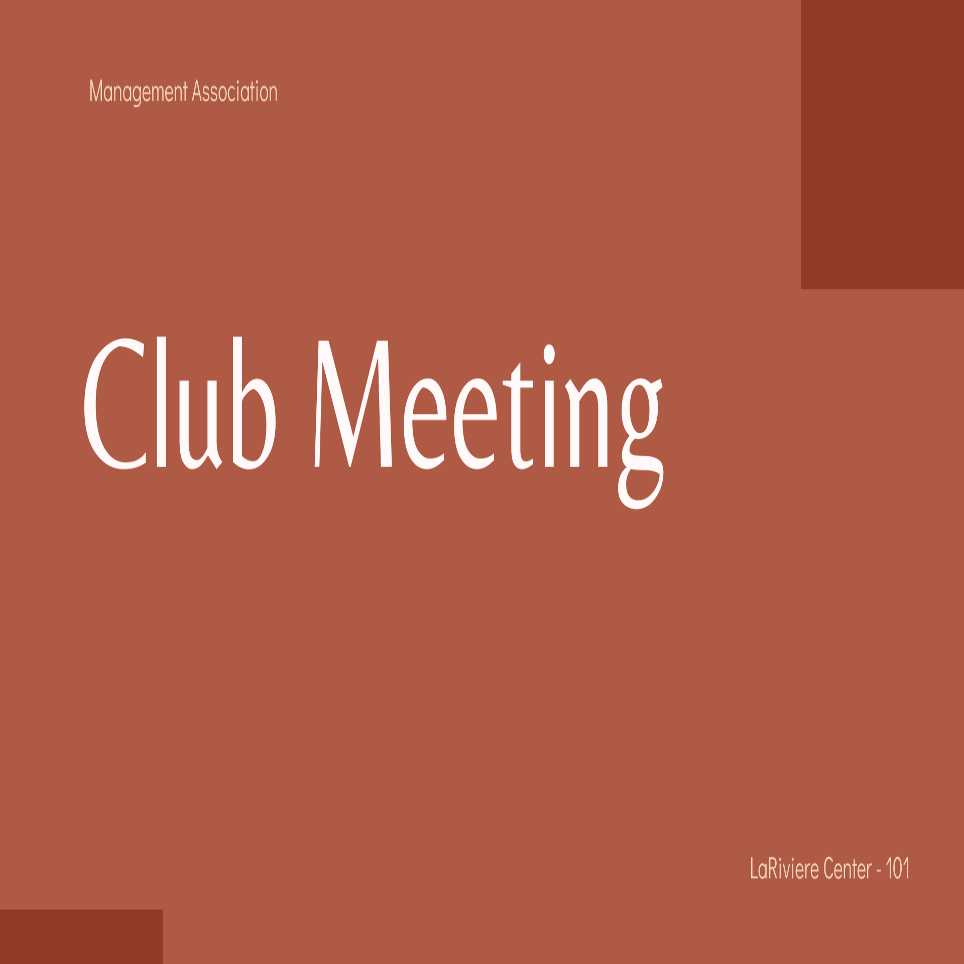 Image of Club Meeting