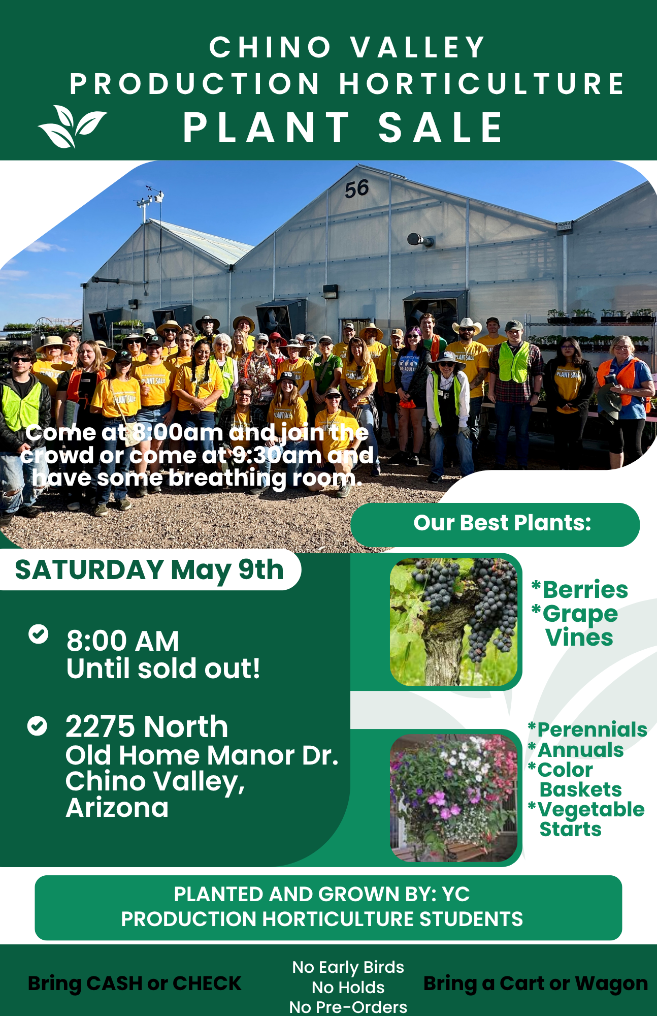 Image of Chino Valley Production Horticulture Plant Sale