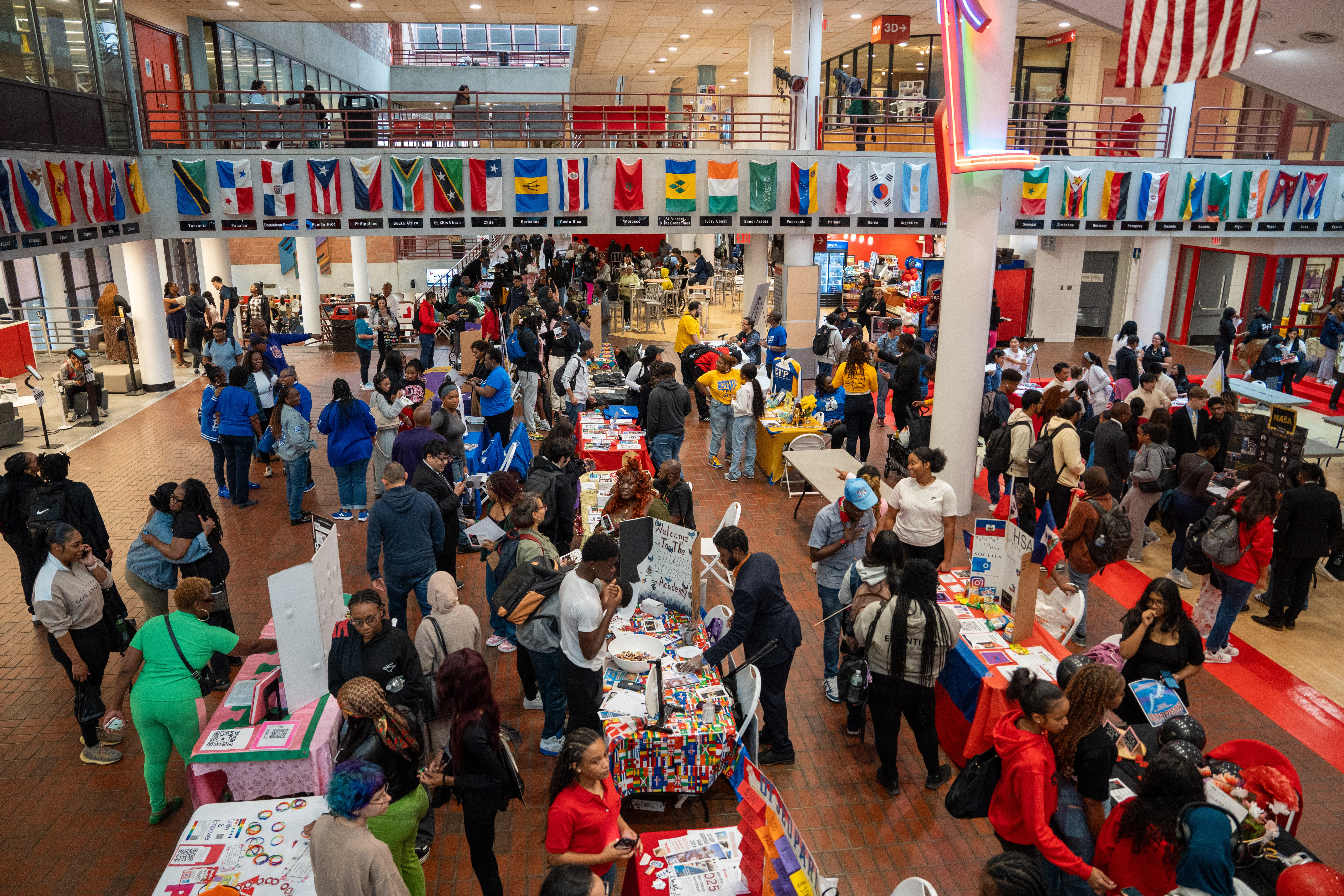 Student Organizations Fair in Atrium